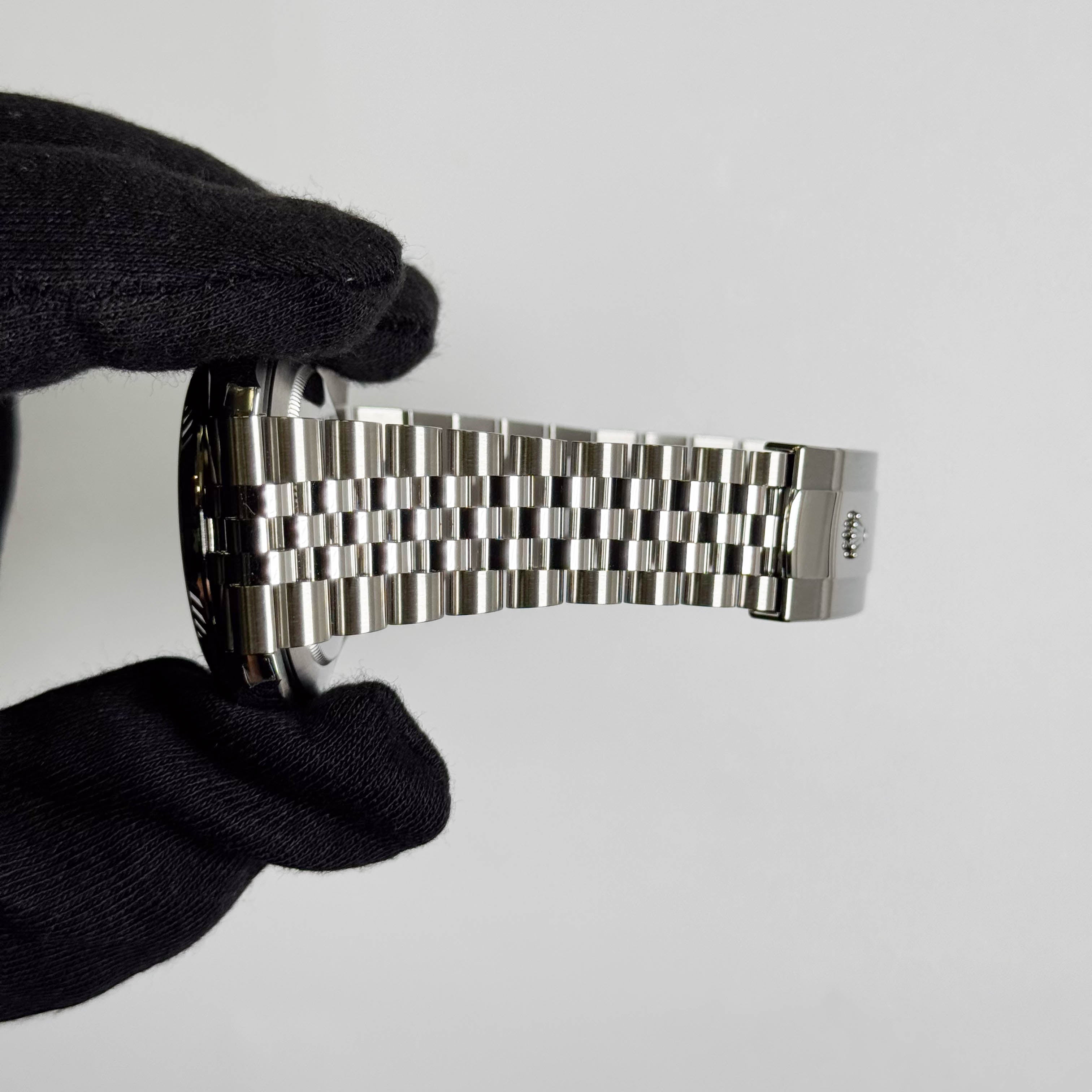Rolex Datejust 41mm Rhodium Dial Watch Ref# 126334