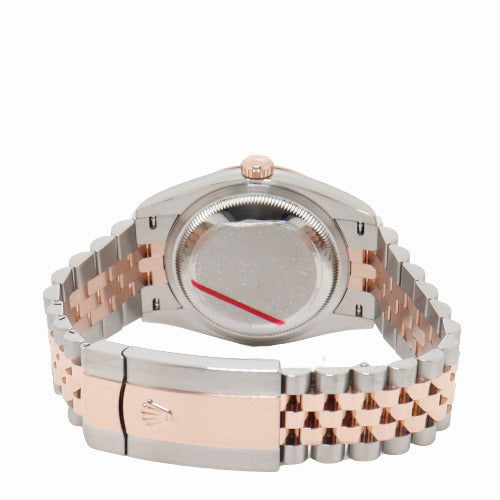 Rolex Datejust Rose Gold & Stainless Steel Rhodium Stick Dial Watch Reference# 126231 - Happy Jewelers Fine Jewelry Lifetime Warranty