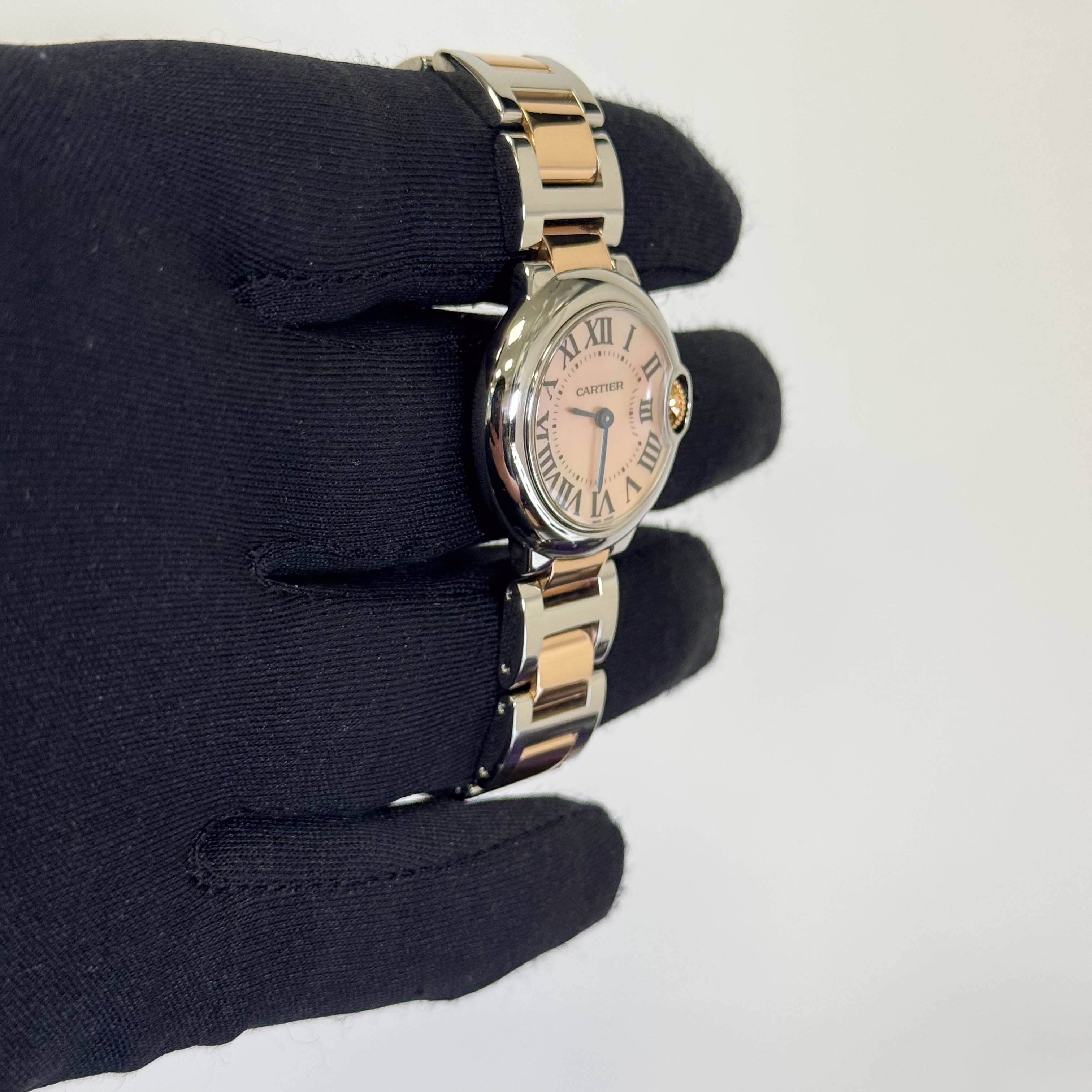Cartier Ballon Bleu 28mm Mother Of Pearl Dial Watch Ref# W6920034 - Happy Jewelers Fine Jewelry Lifetime Warranty