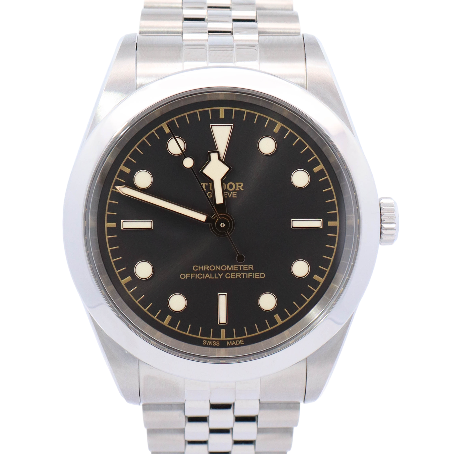 Tudor Black Bay 41mm Stainless Steel Black Dot Dial Watch Reference# 79680-0001 - Happy Jewelers Fine Jewelry Lifetime Warranty