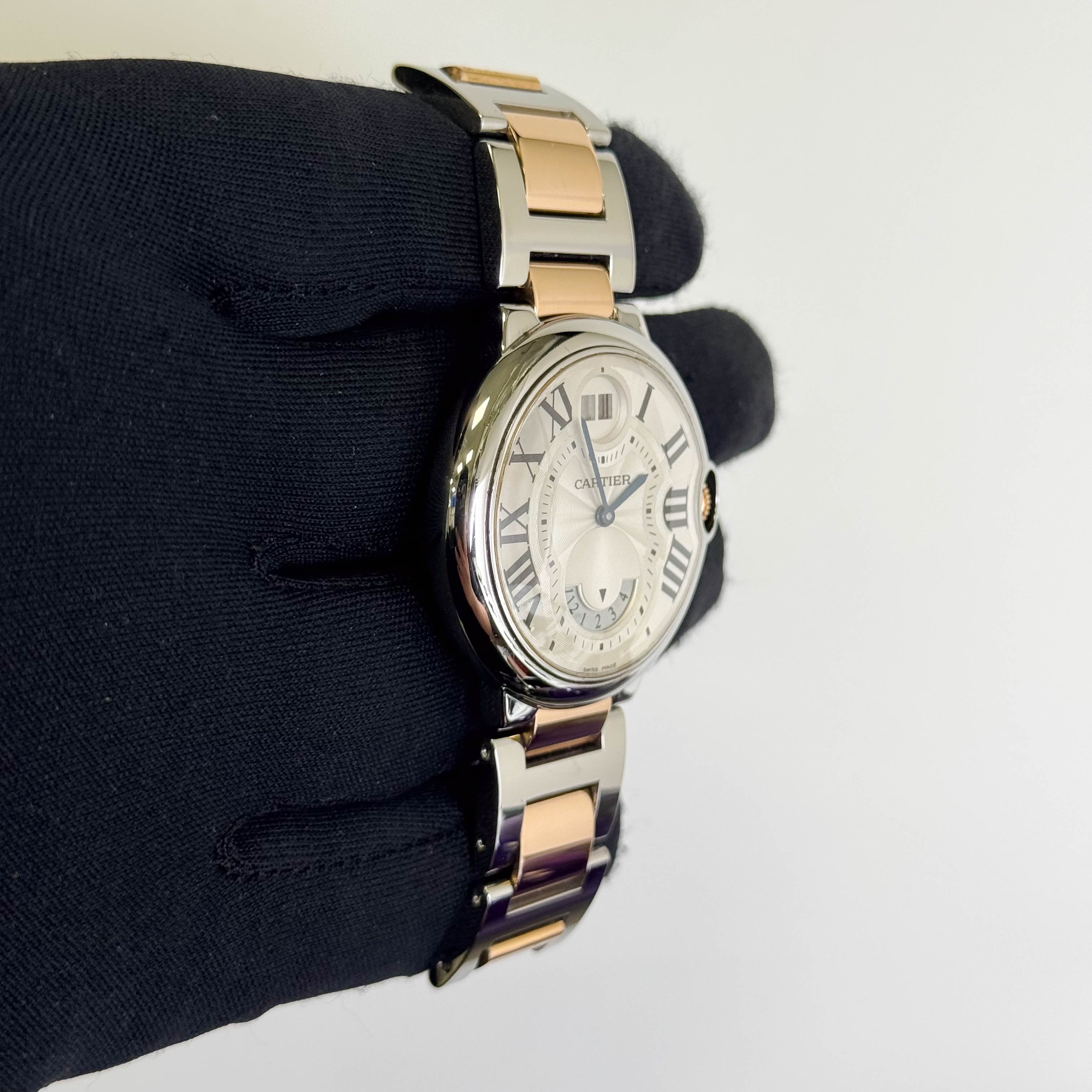 Cartier Ballon Bleu 42mm Silver Dial Watch Ref# W6920027 - Happy Jewelers Fine Jewelry Lifetime Warranty