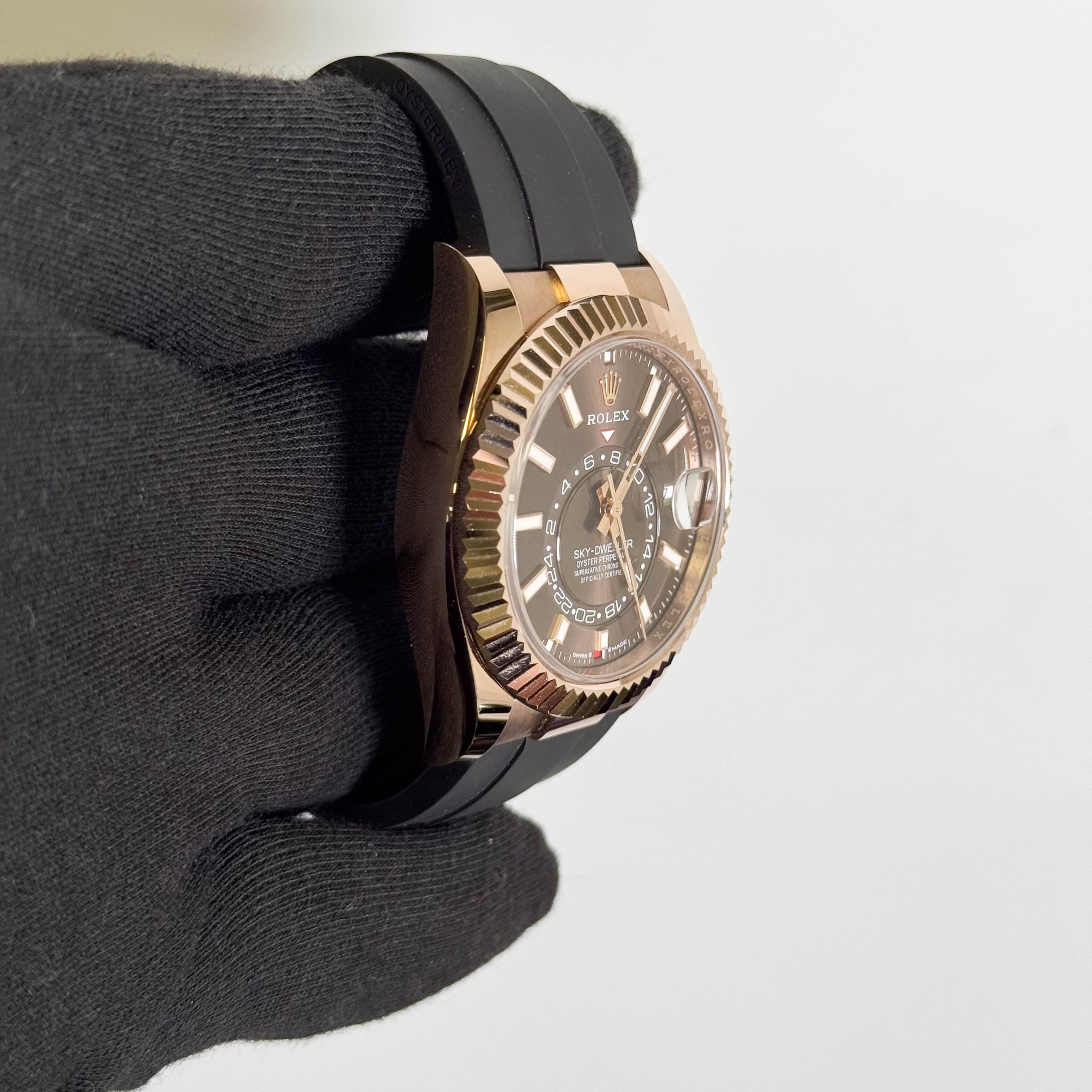 Rolex Sky-Dweller 42mm Chocolate Dial Watch Ref# 336235