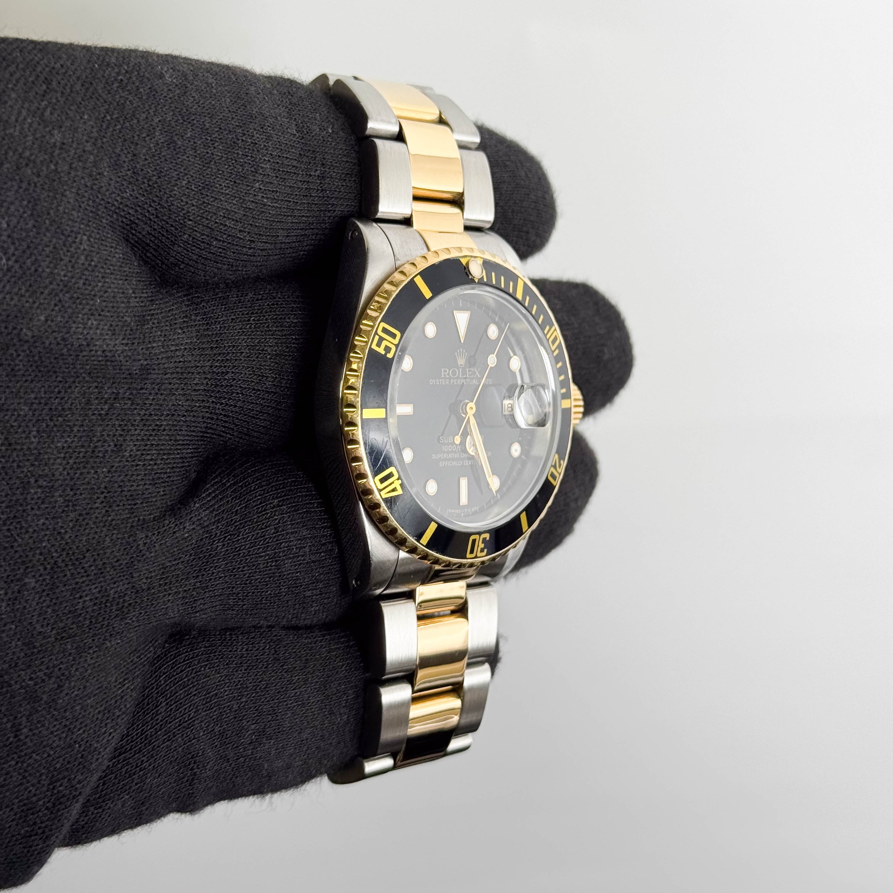 Rolex Submariner 40mm Black Dial Watch Ref# 16613