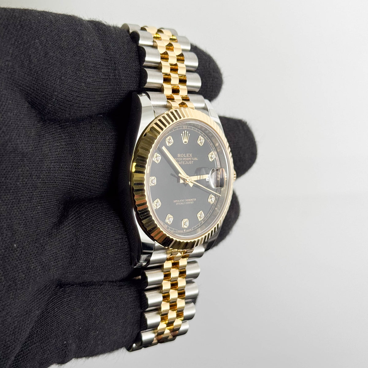 Rolex Datejust 41mm Black Dial Watch Ref# 126333