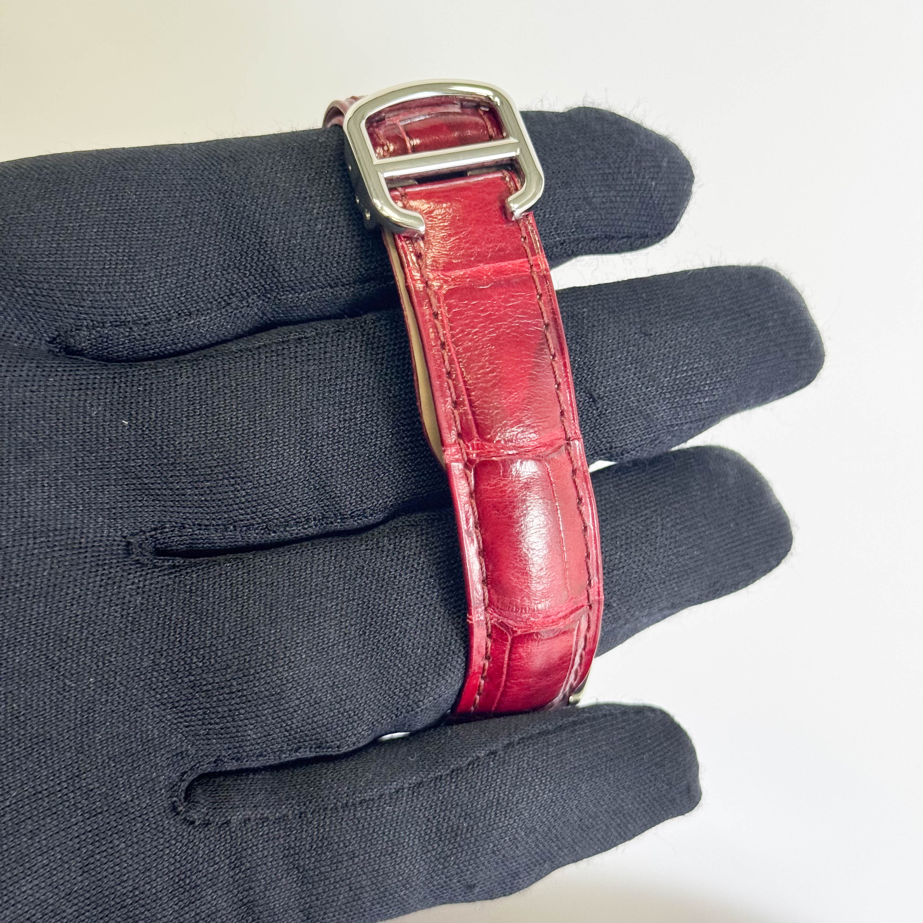 Cartier Cle De Stainless Steel 35mm White Dial Watch Ref# WSCL0017 - Happy Jewelers Fine Jewelry Lifetime Warranty