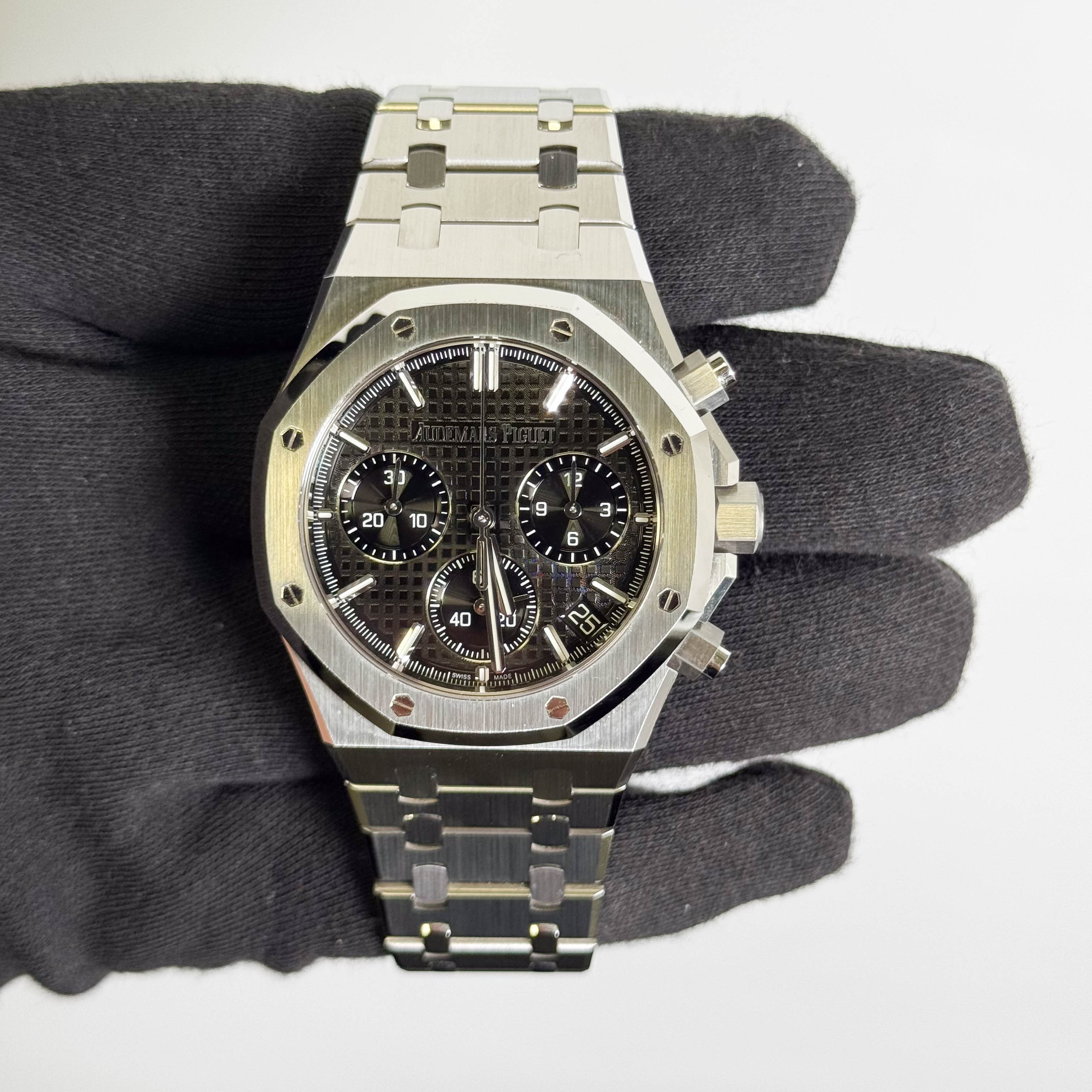 Audemars Piguet Royal Oak 50th Anniversary 41mm Black Dial Watch Ref# 26240ST.OO.1320ST.02