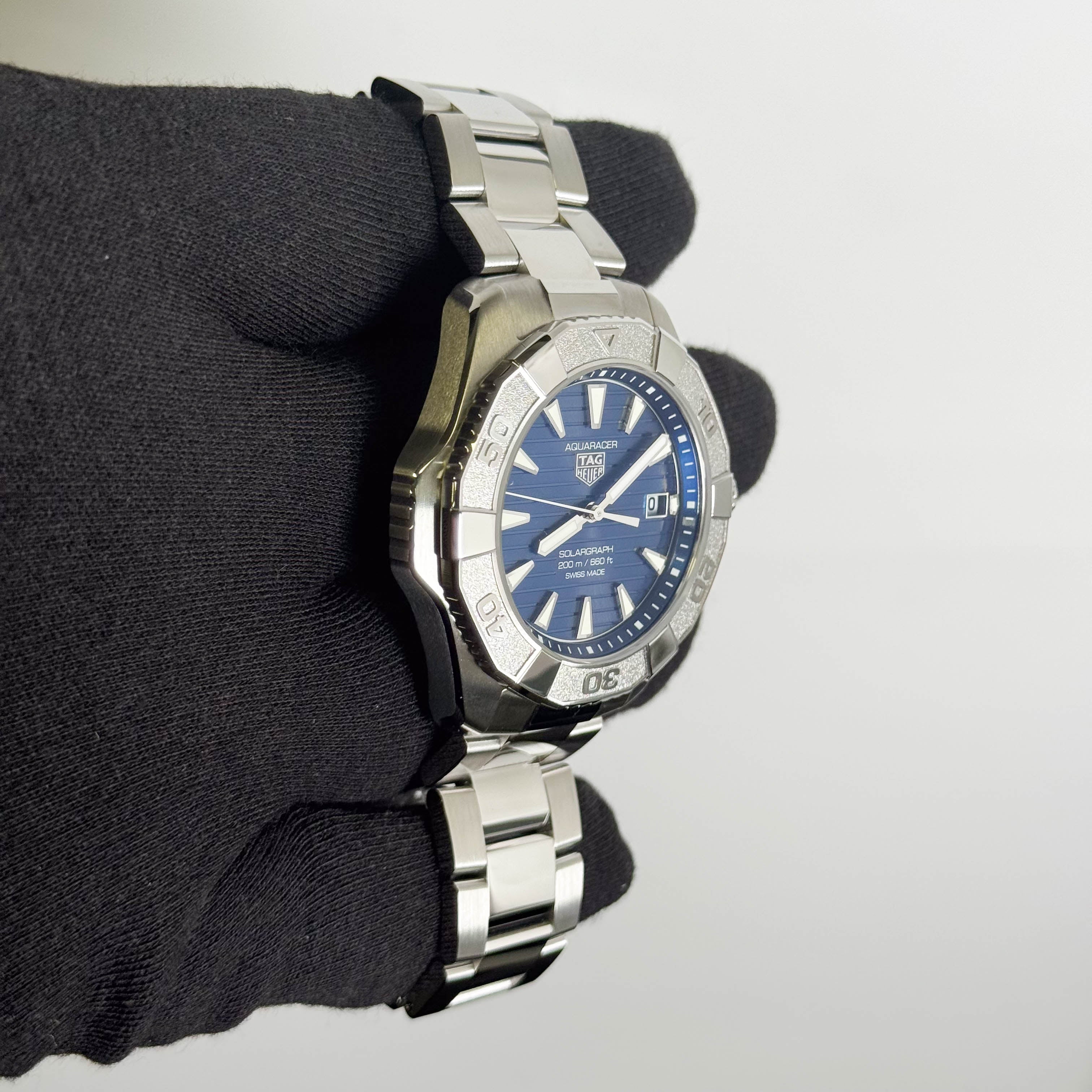 Tag Heuer Aquaracer 40mm Blue Dial Watch Ref# WBP1117.BA0047
