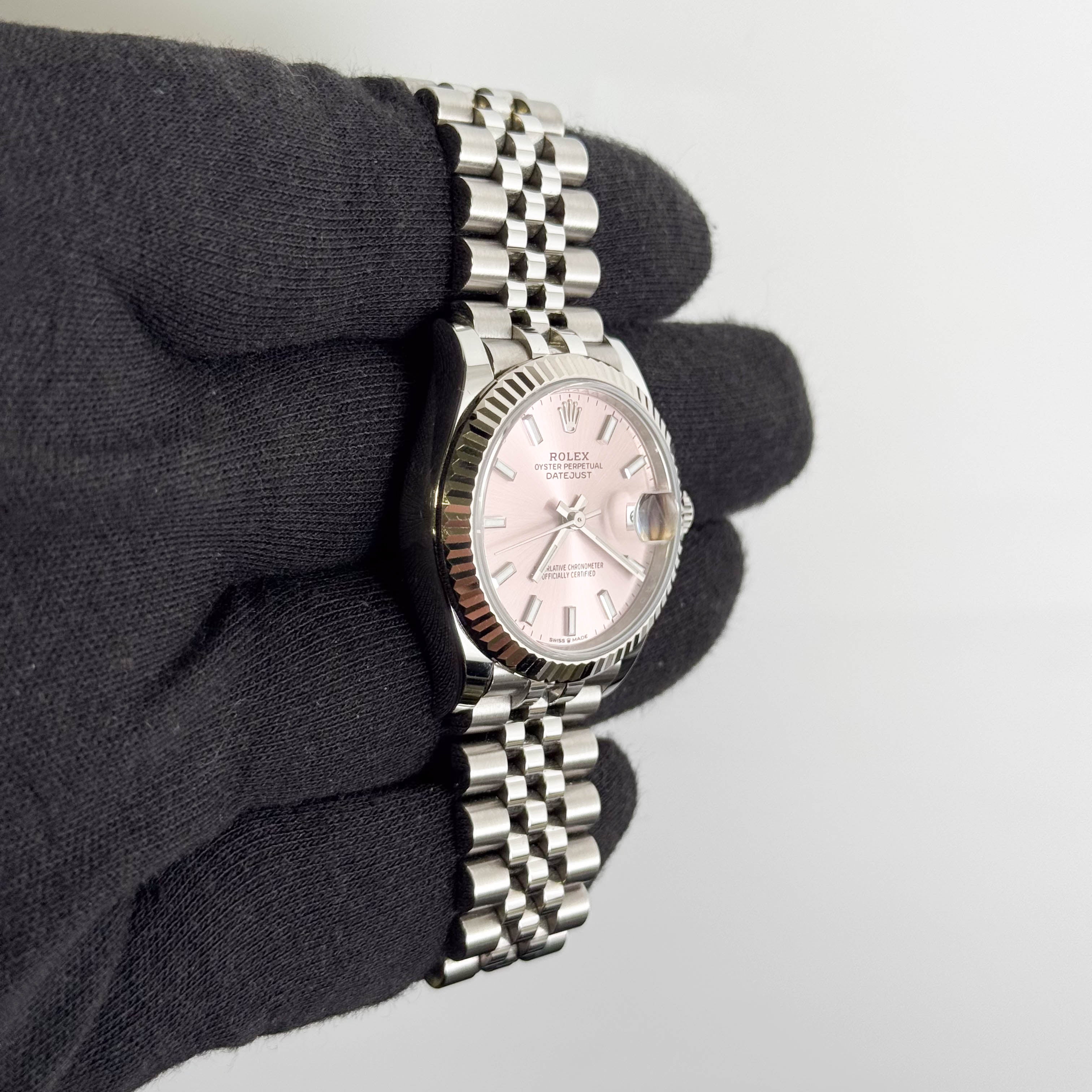 Rolex Datejust 31mm Pink Dial Watch Ref# 278274