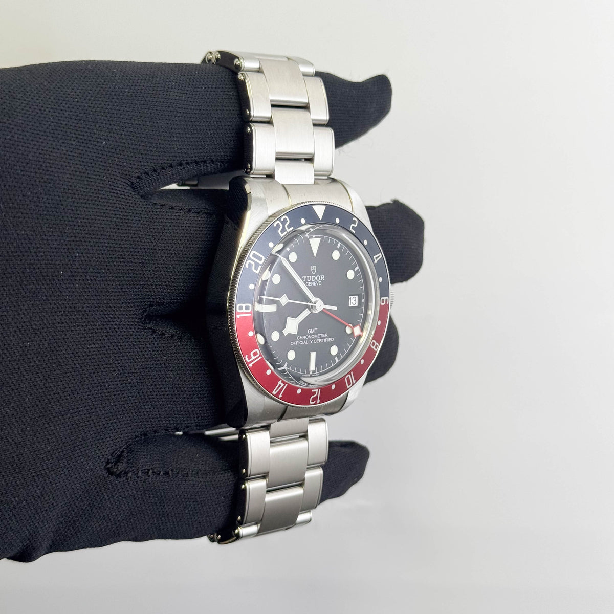 Tudor Black Bay GMT 41mm Black Dial Watch Ref# 79830RB
