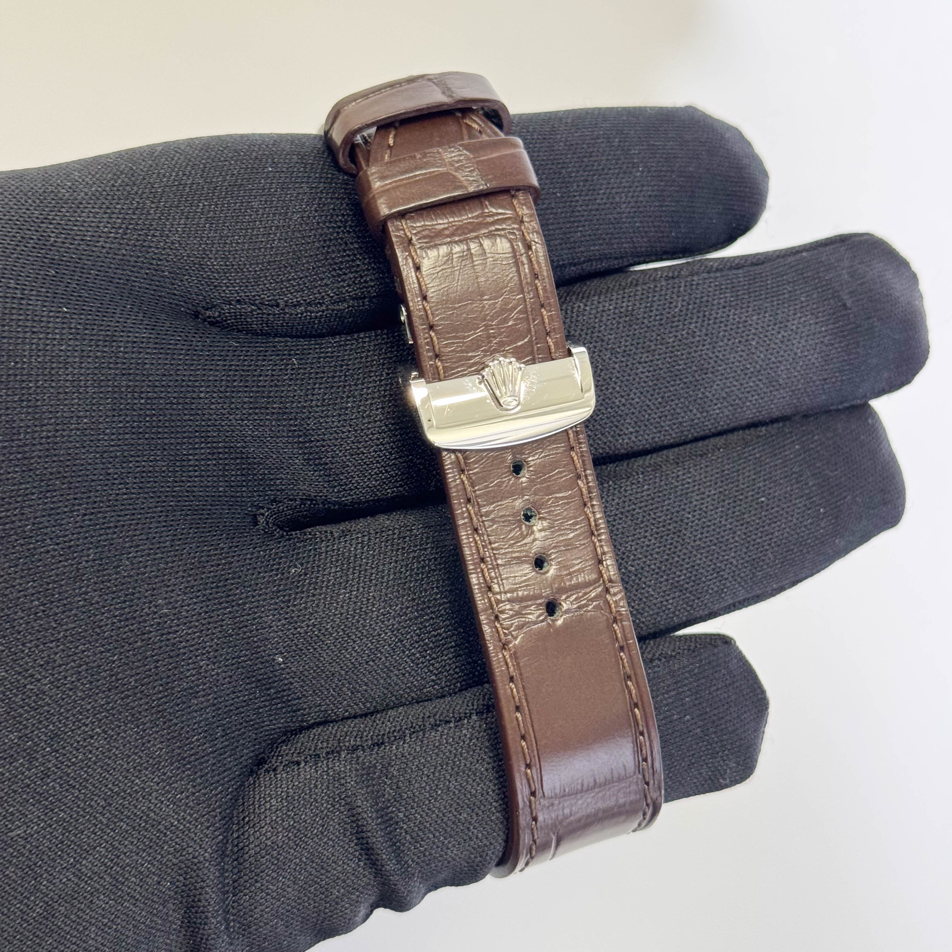 Rolex 1908 39mm Blue Dial Watch Ref# 52506