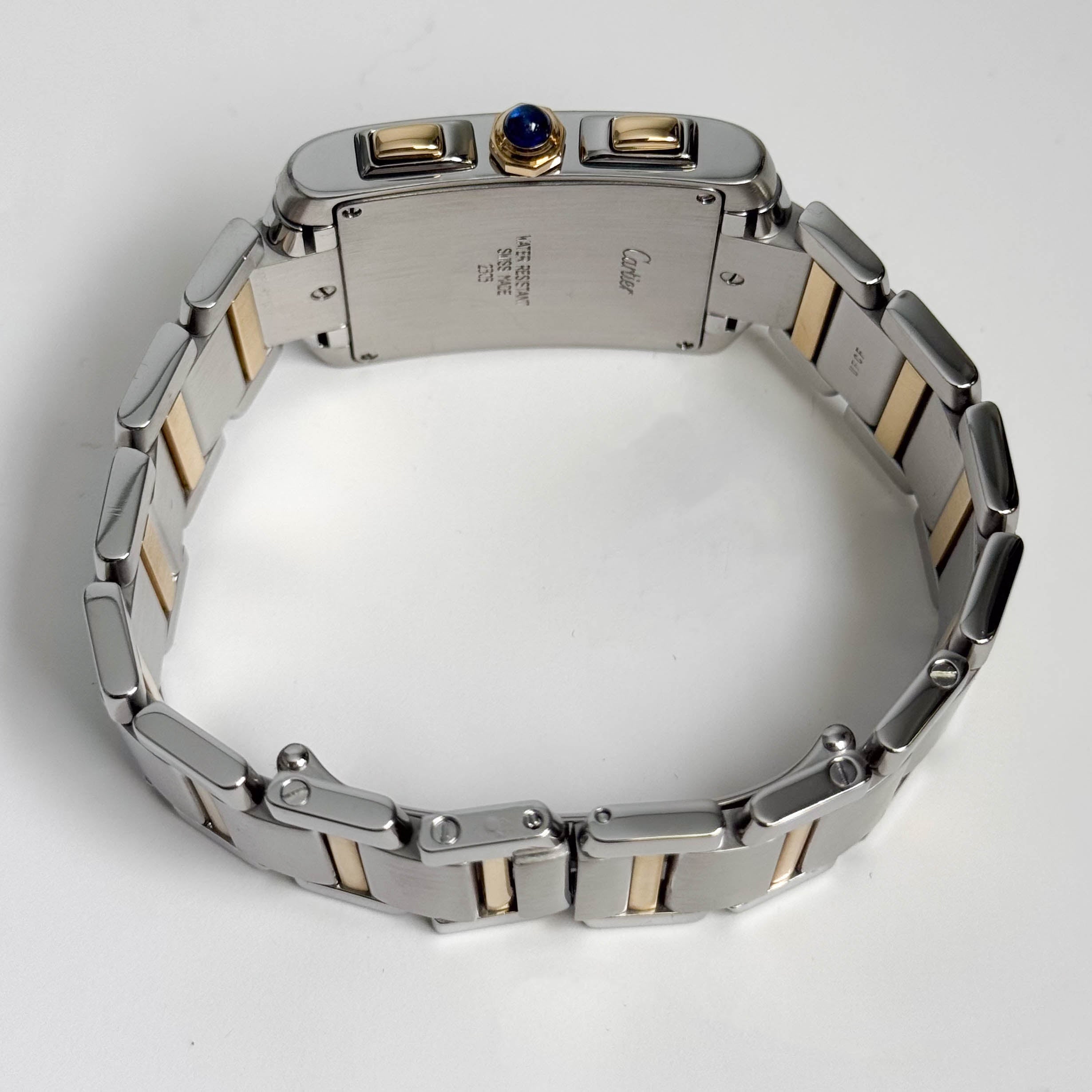 Cartier Tank Francaise 36 mm White Dial Watch Ref# W51004Q4 - Happy Jewelers Fine Jewelry Lifetime Warranty