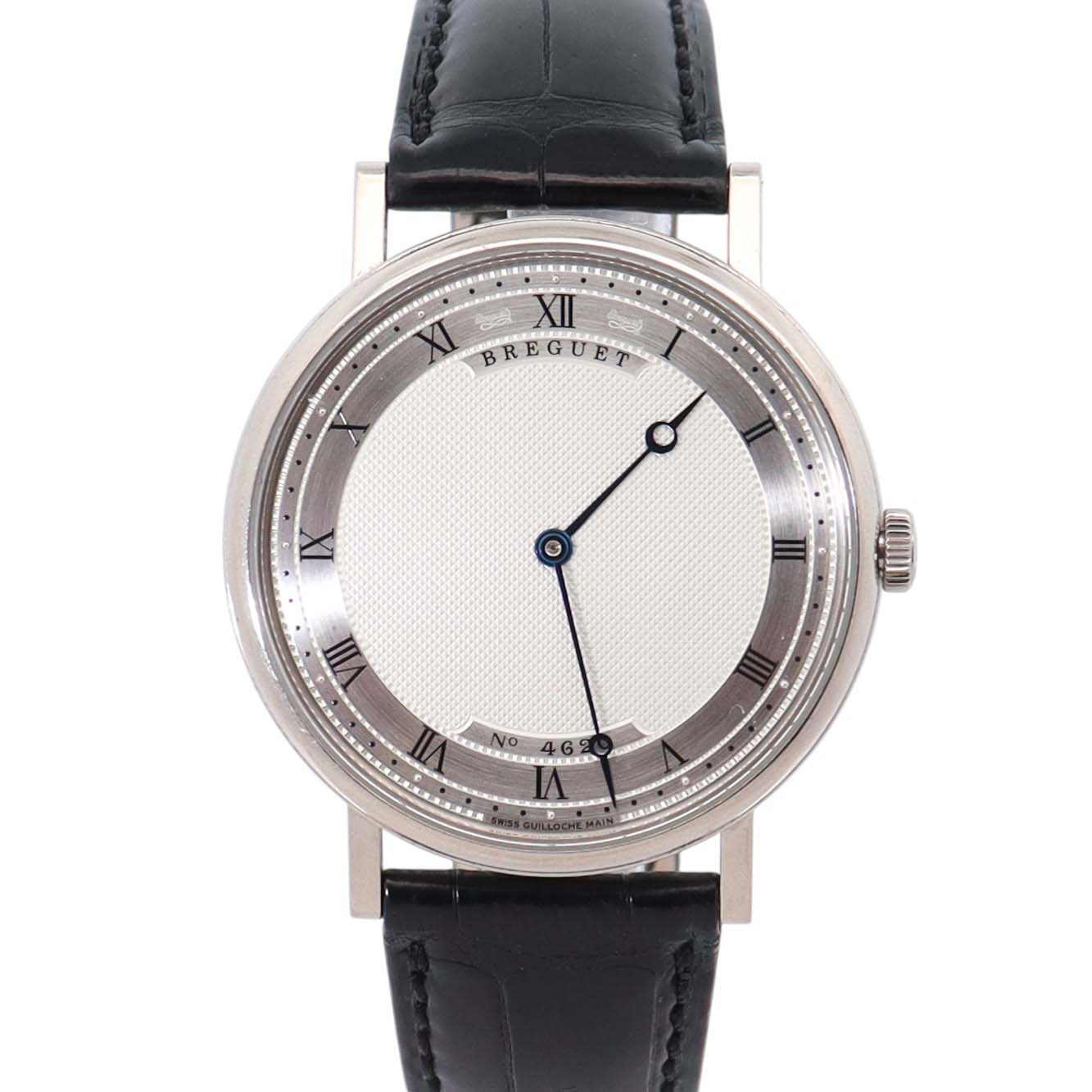 Breguet Classique 38mm Silver Dial Watch Ref# 5157BB/11/9V - Happy Jewelers Fine Jewelry Lifetime Warranty