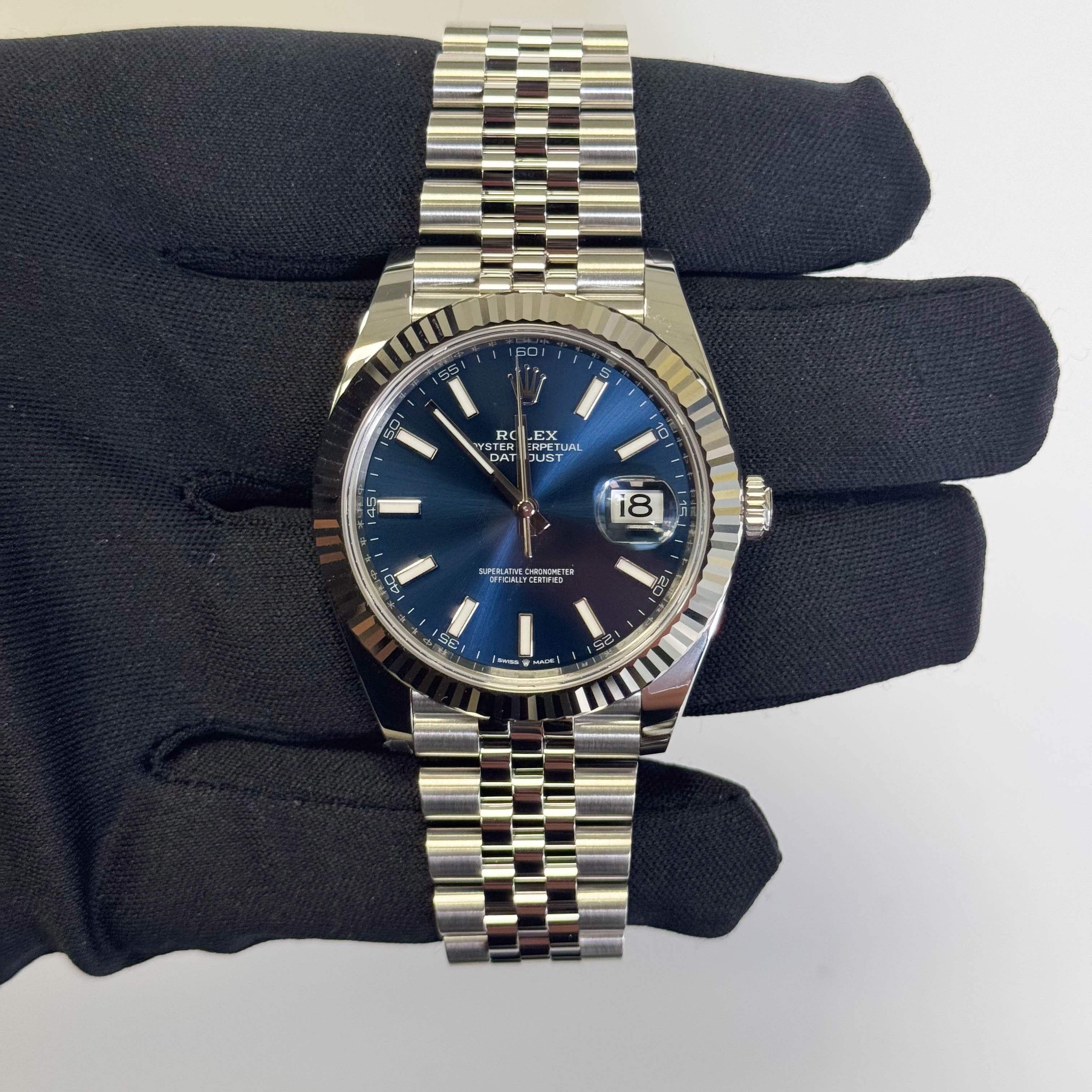 Rolex Datejust 36mm Blue Dial Watch Ref# 126334