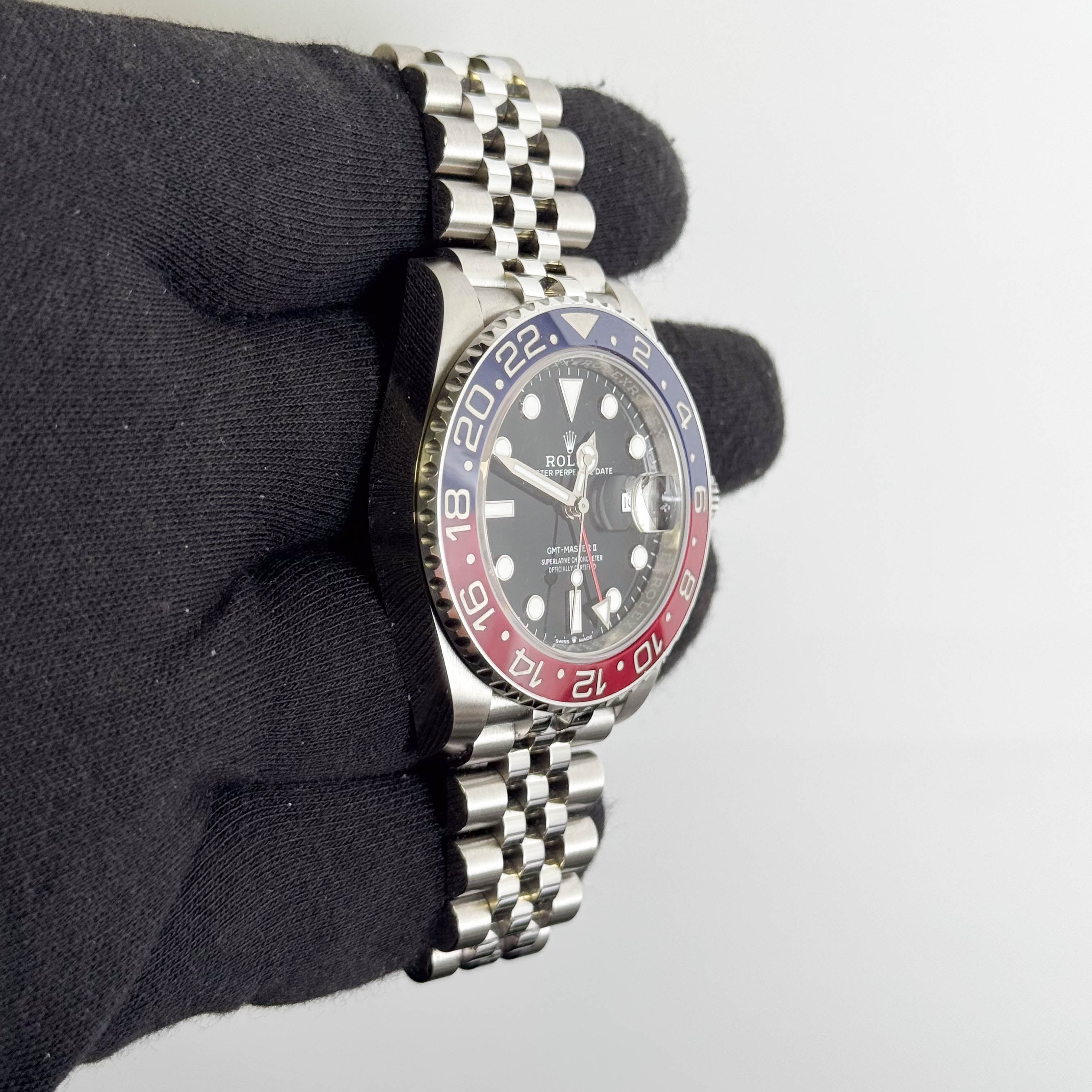 Rolex GMT Master II 40mm Black Dial Watch Ref# 126710BLRO