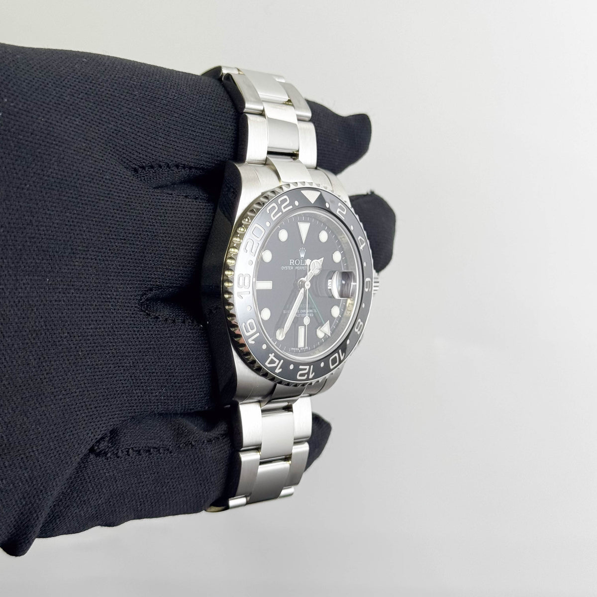 Rolex GMT-Master II 40mm Black Dial Watch Ref# 116710LN