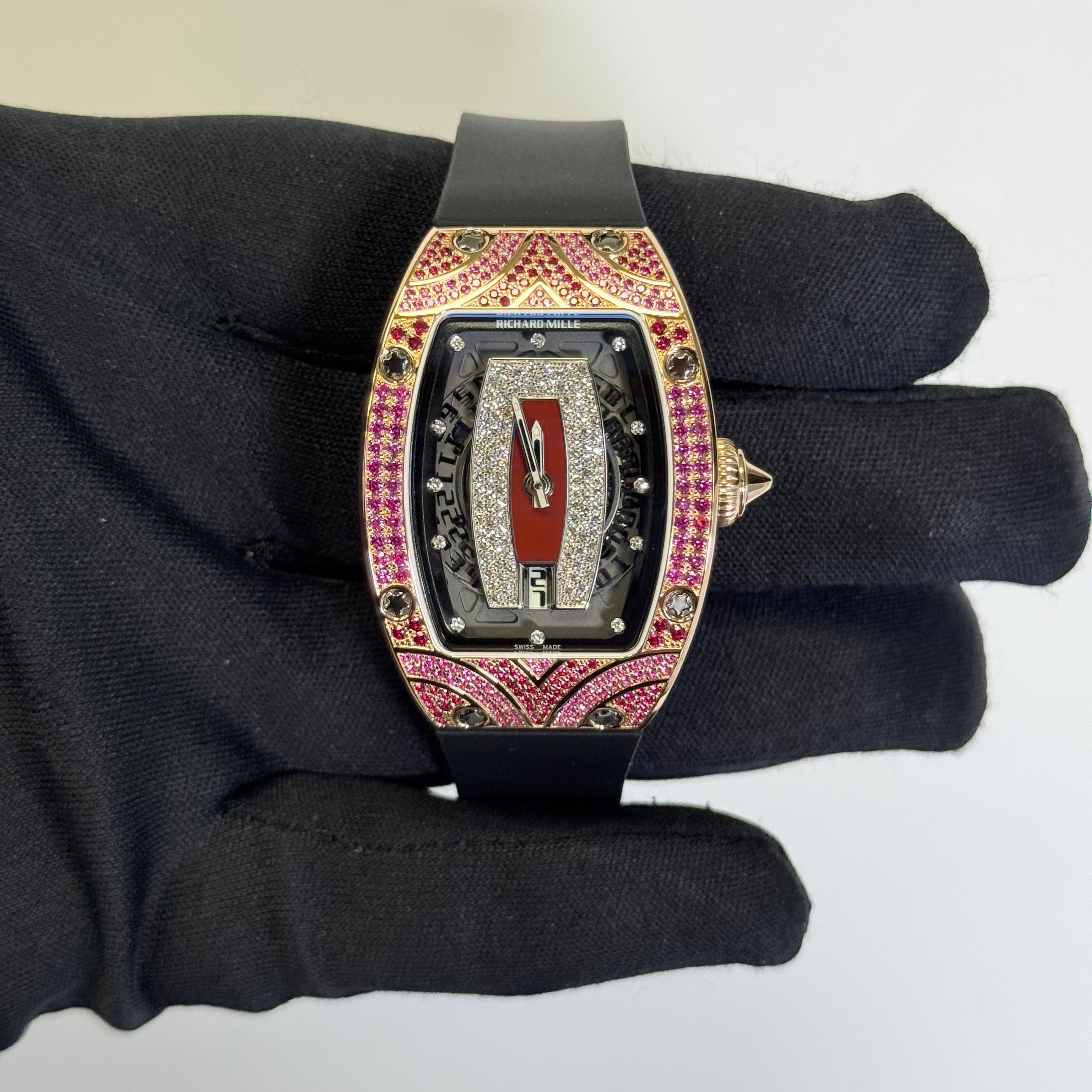 Richard Mille RM007 31mm x 45mm Factory Diamond Dial Watch Ref# RM007