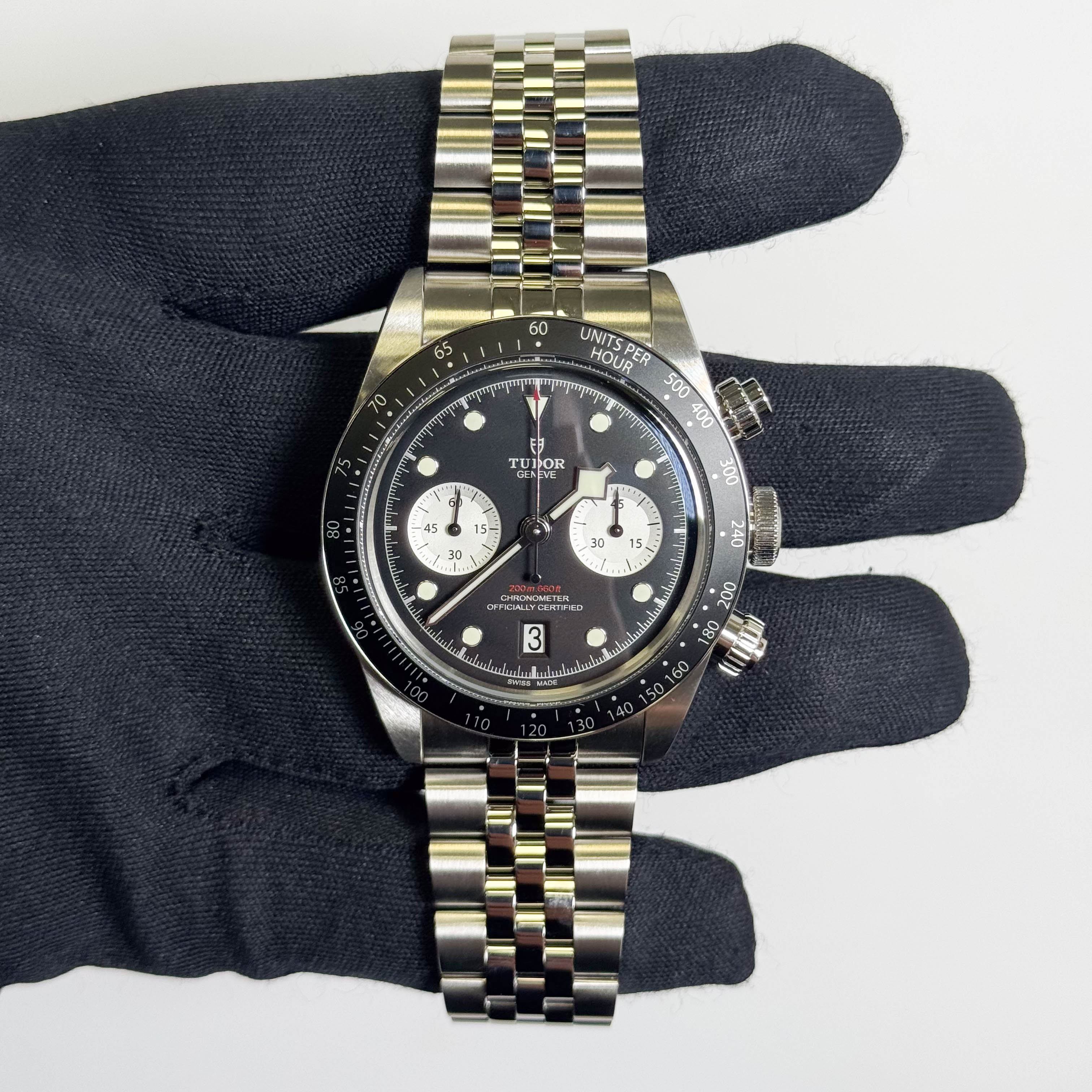 Tudor Black Bay 41mm Black Dial Watch Ref# 79360N - Happy Jewelers Fine Jewelry Lifetime Warranty