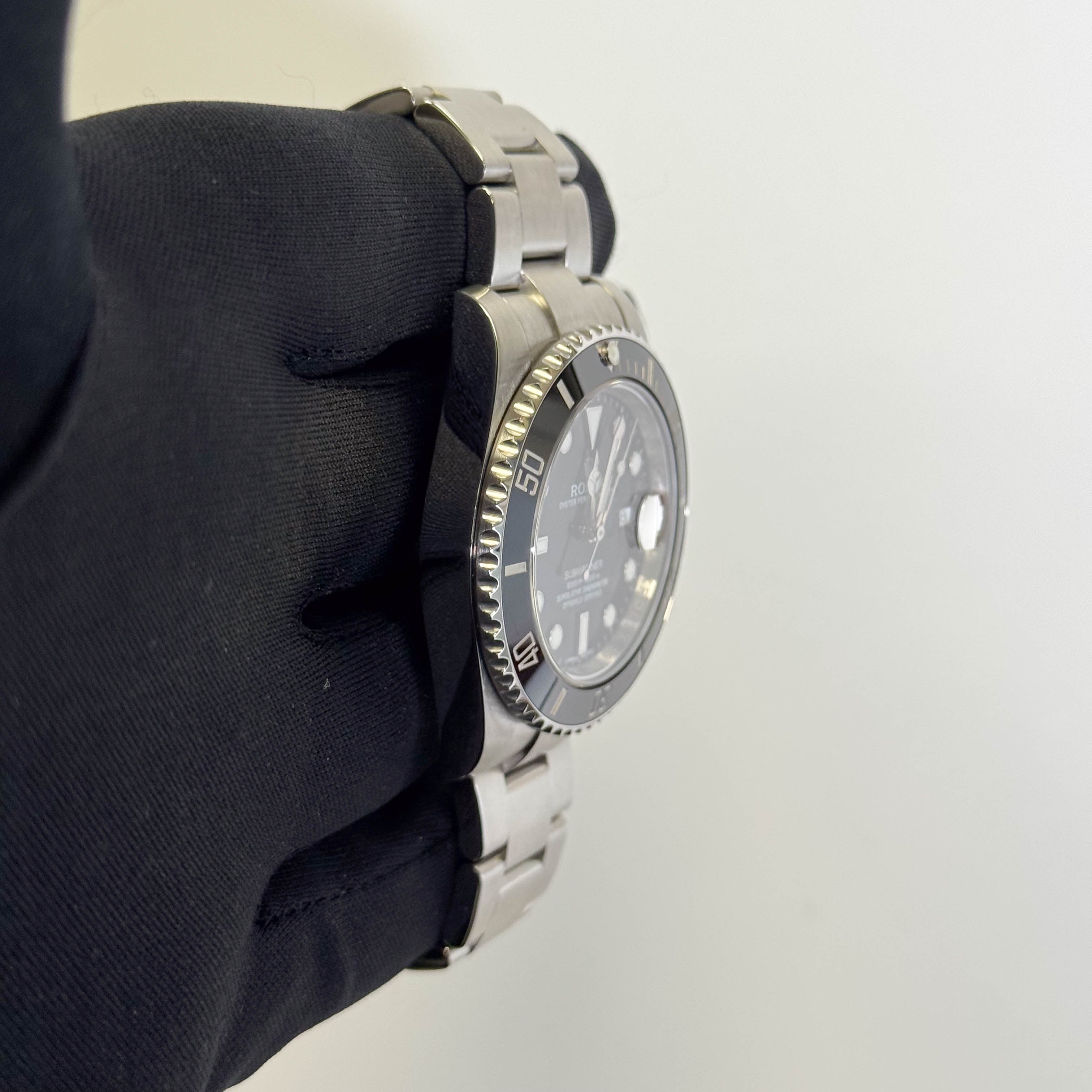 Rolex Submariner 40mm Black Dot Dial Watch Ref# 116610LN