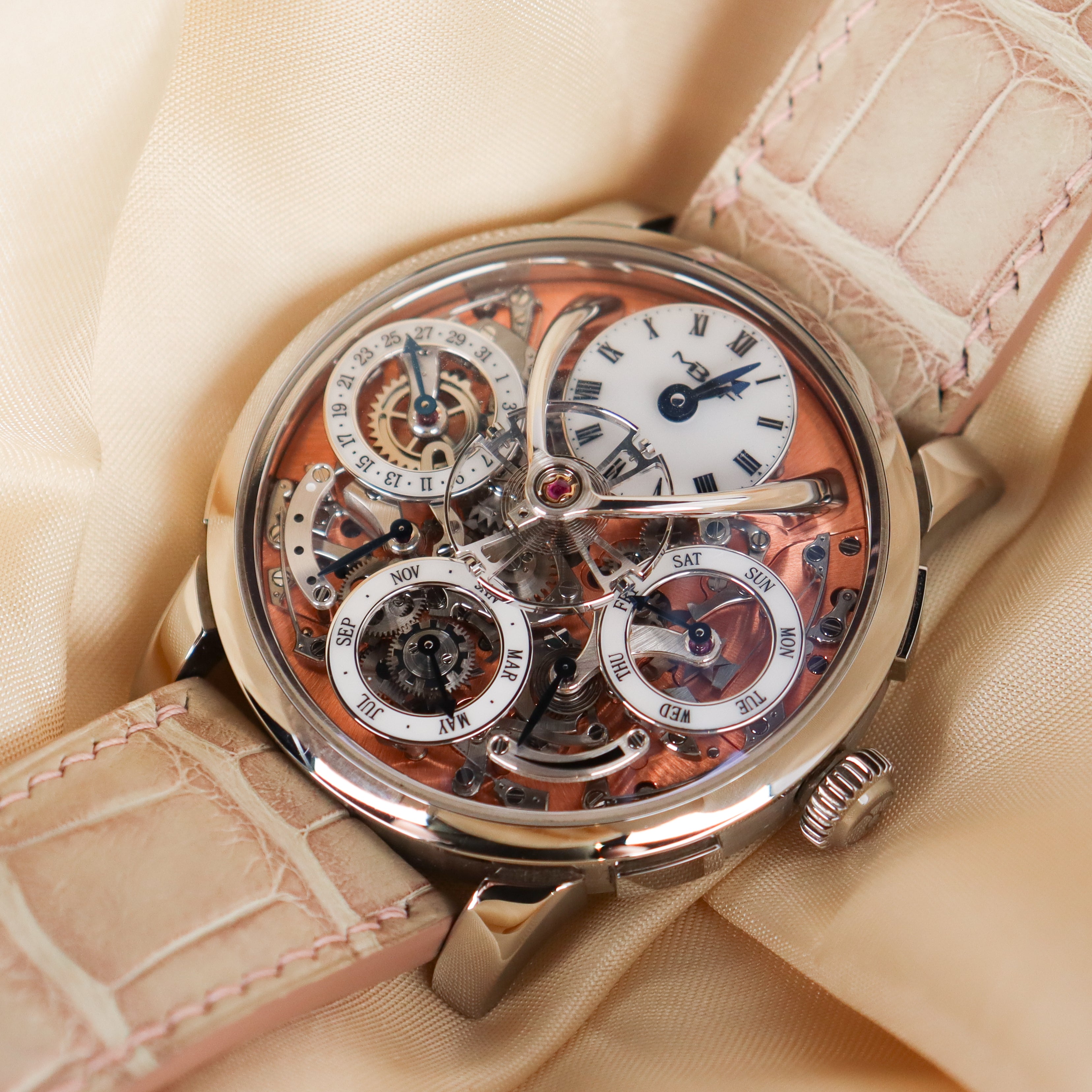 MB&F Legacy 44mm Openwork Dial Watch Ref# 03.SL.S - Happy Jewelers Fine Jewelry Lifetime Warranty