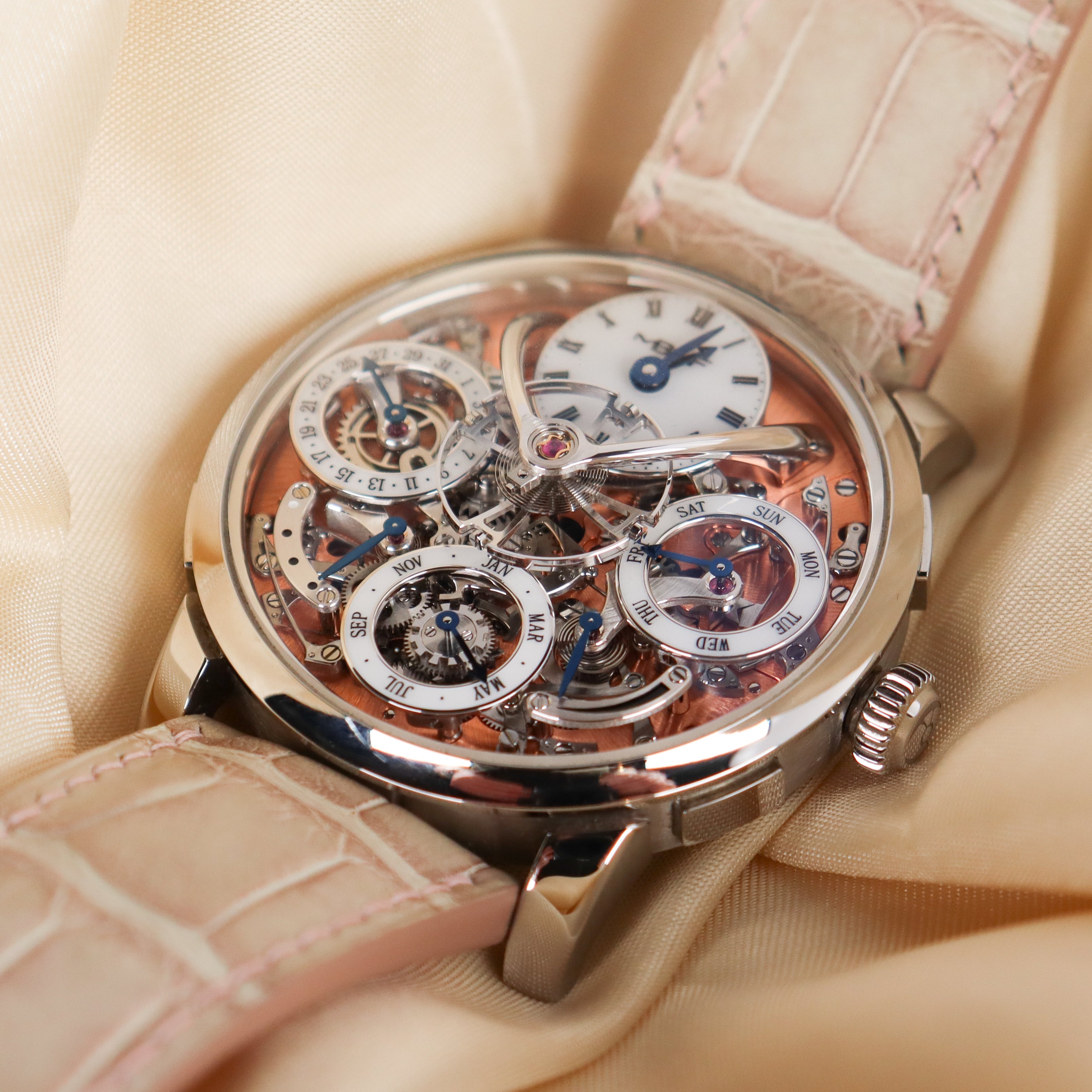 MB&F Legacy 44mm Openwork Dial Watch Ref# 03.SL.S - Happy Jewelers Fine Jewelry Lifetime Warranty