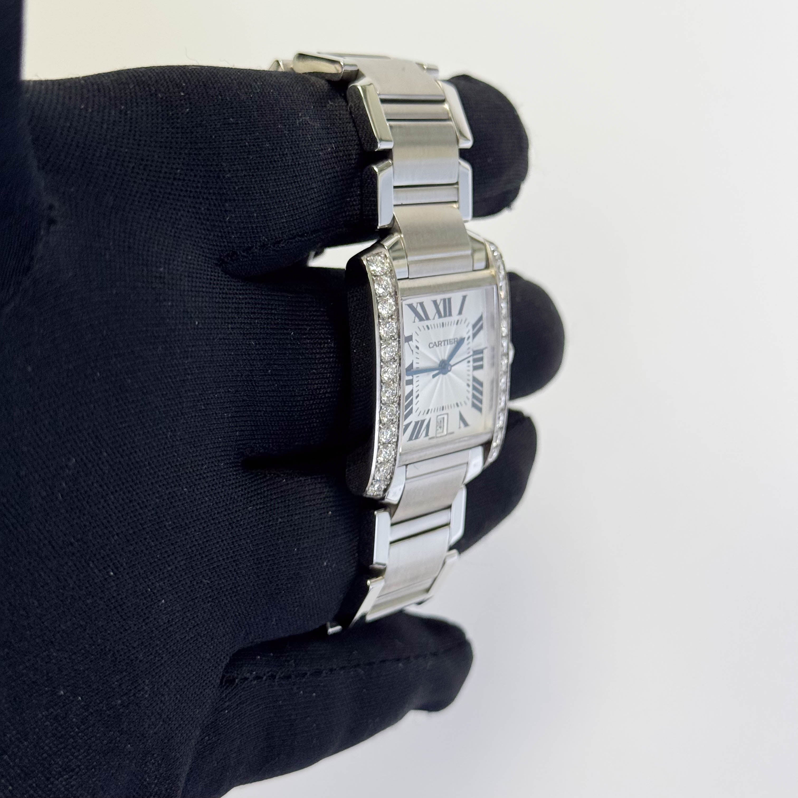 Cartier Tank 28mm White Dial Watch Ref# W51002Q3 - Happy Jewelers Fine Jewelry Lifetime Warranty