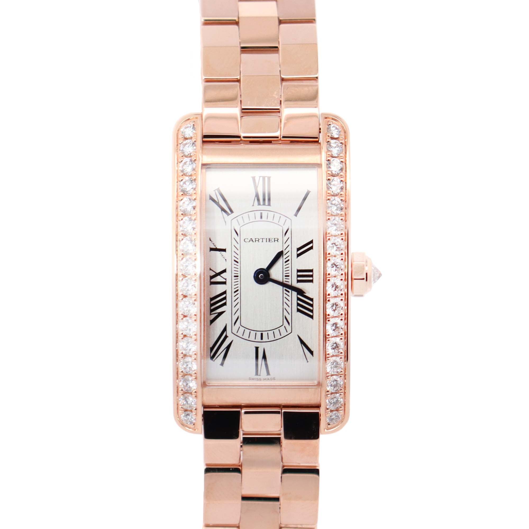 Cartier Tank 19mm Silver Dial Watch Ref# WJTA0056 - Happy Jewelers Fine Jewelry Lifetime Warranty