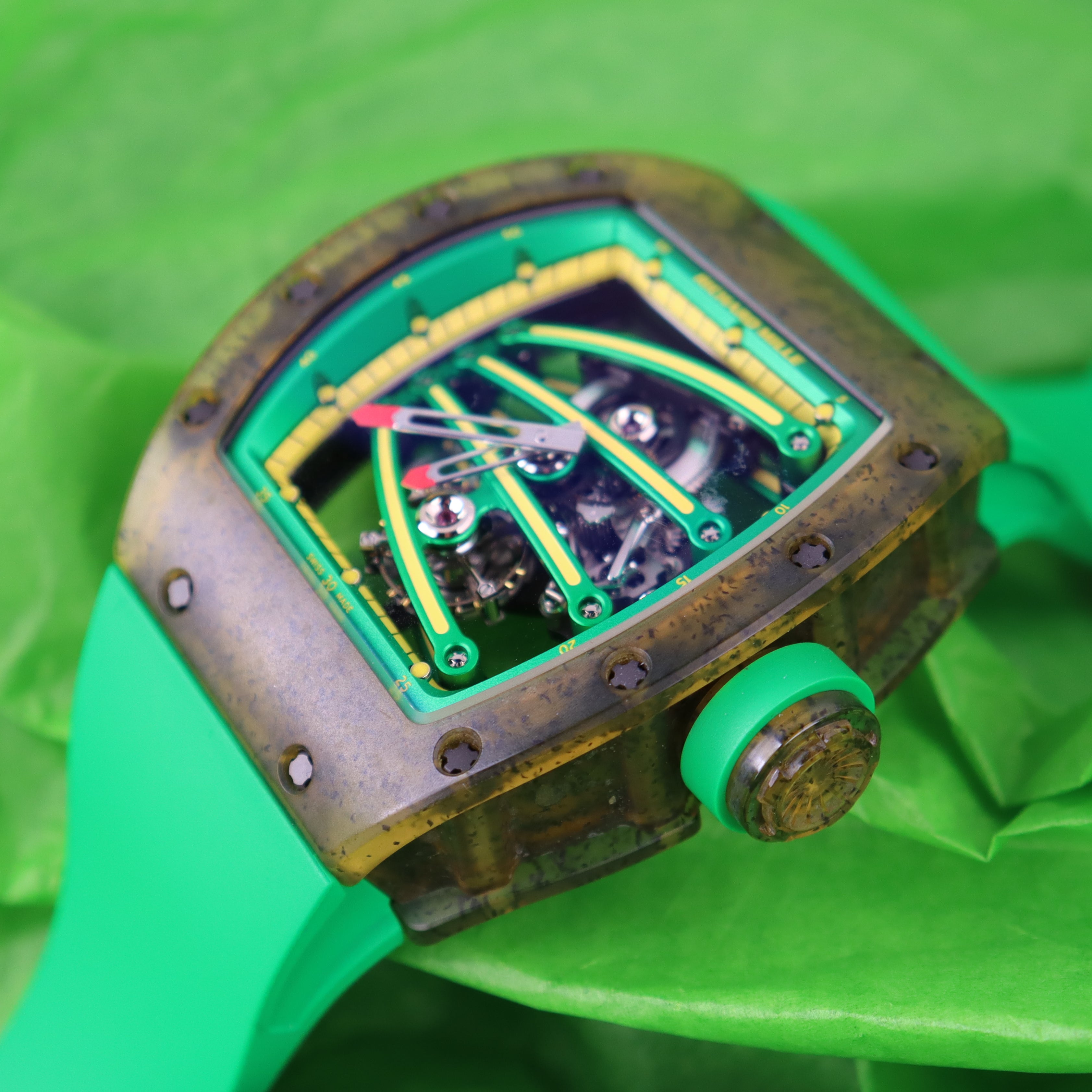 Richard Mille RM59-01 42.5mm Openwork Dial Watch Ref# RM59-01 - Happy Jewelers Fine Jewelry Lifetime Warranty