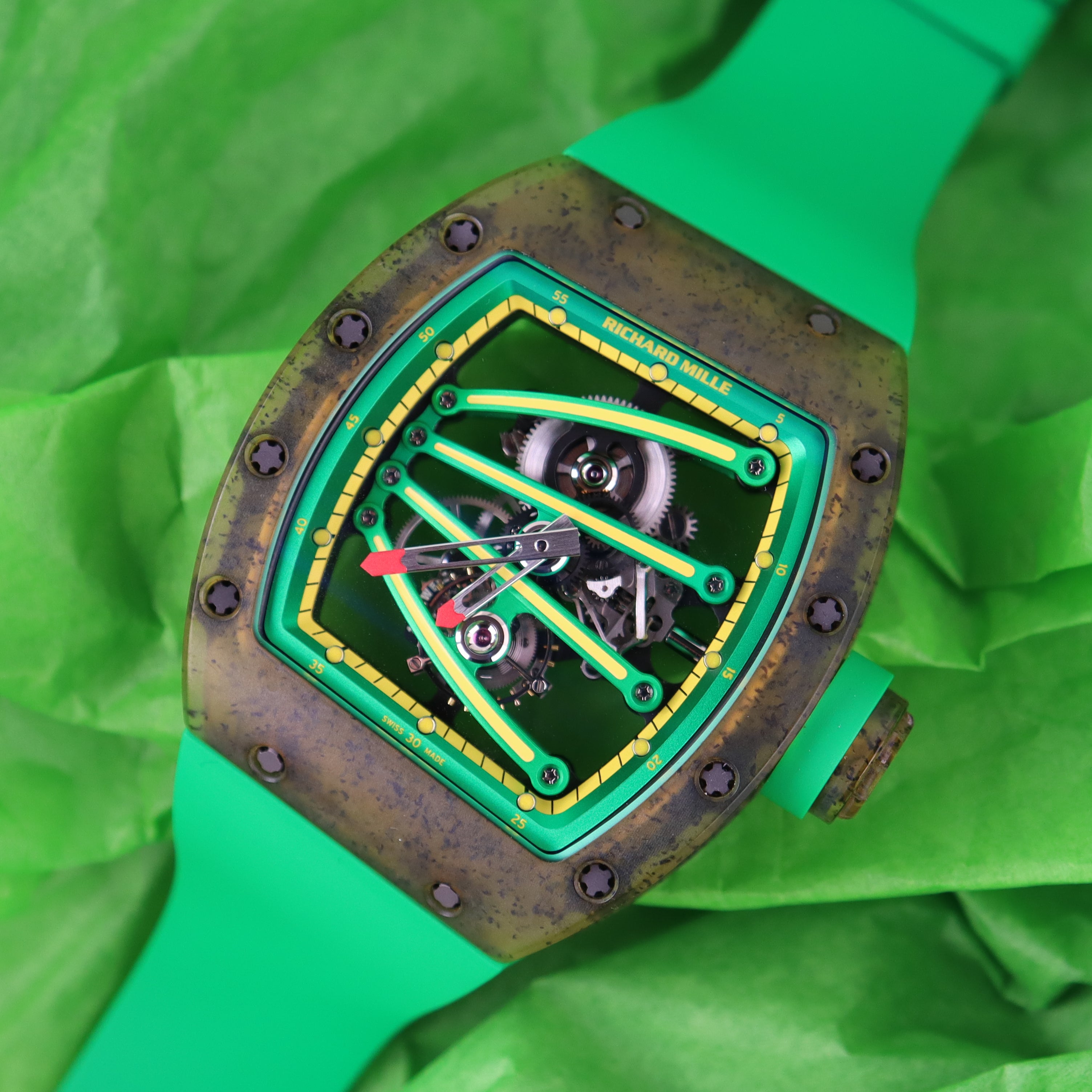 Richard Mille RM59-01 42.5mm Openwork Dial Watch Ref# RM59-01 - Happy Jewelers Fine Jewelry Lifetime Warranty