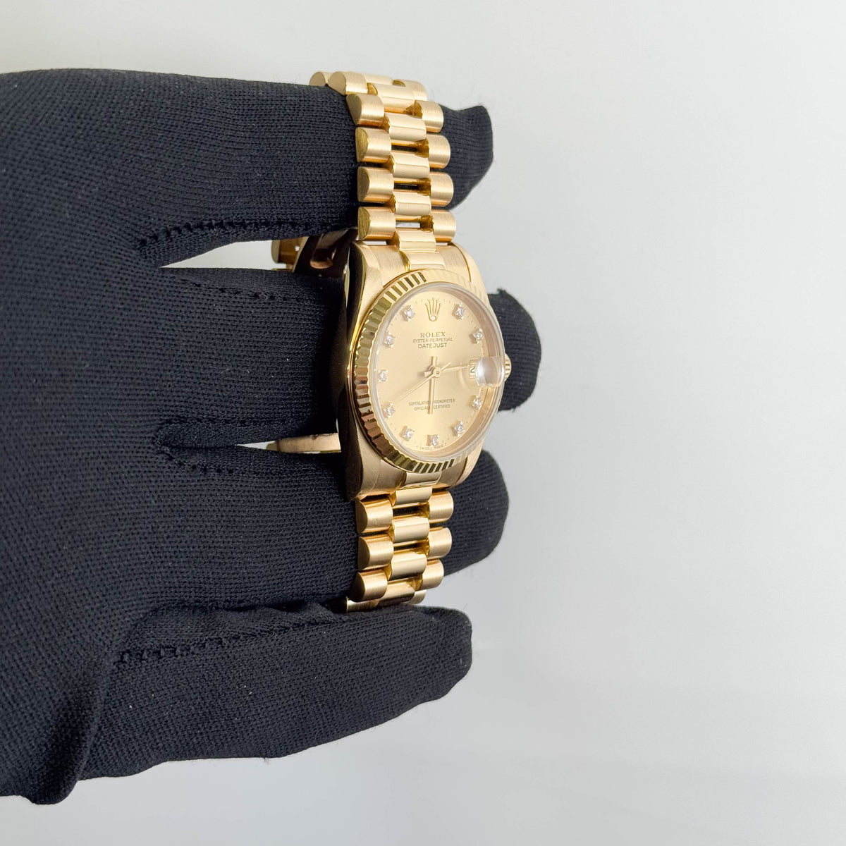 Rolex Datejust 31mm Champagne Dial Watch Ref# 68278