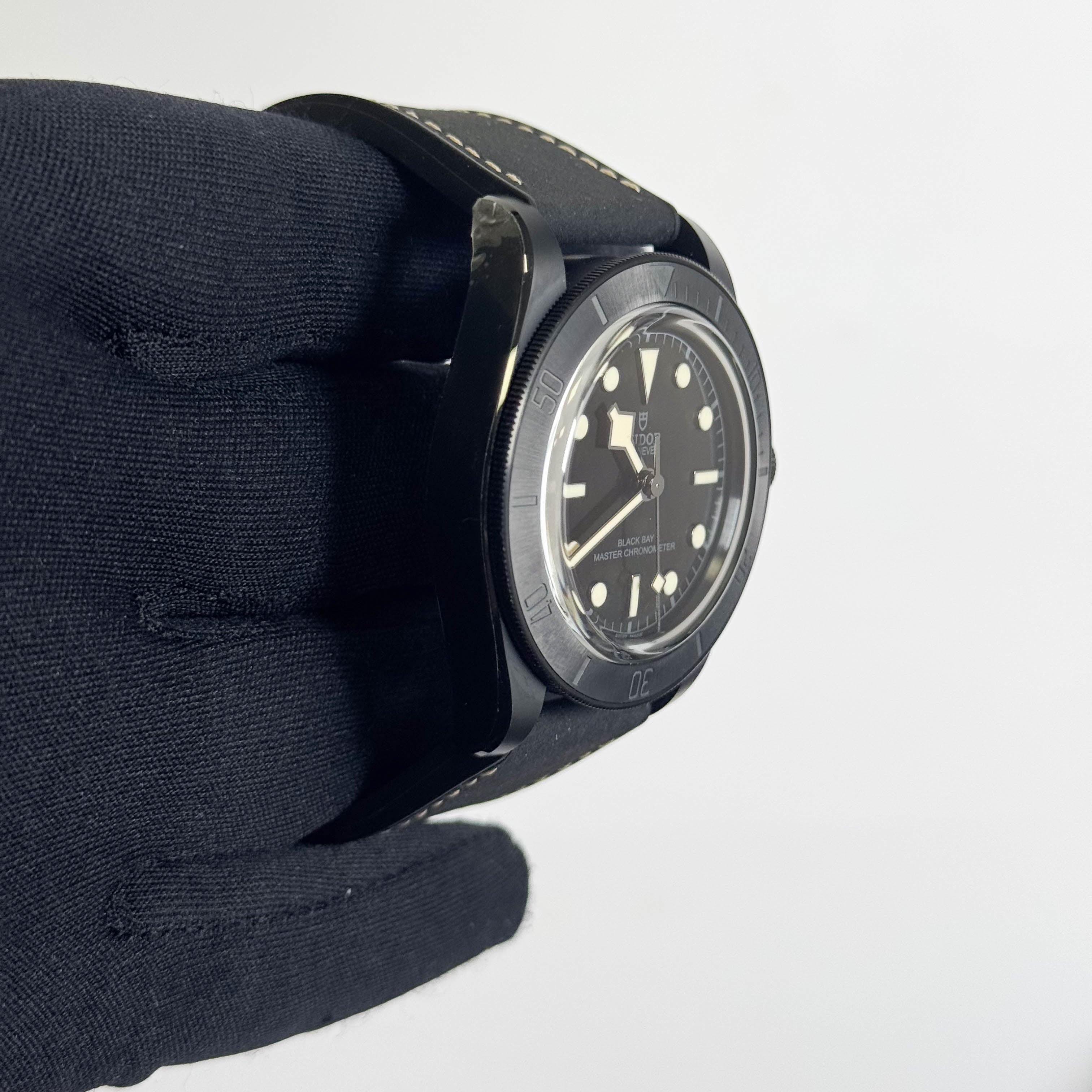 Tudor Black Bay 41mm Black Dial Watch Ref# 79210CNU-0001 - Happy Jewelers Fine Jewelry Lifetime Warranty