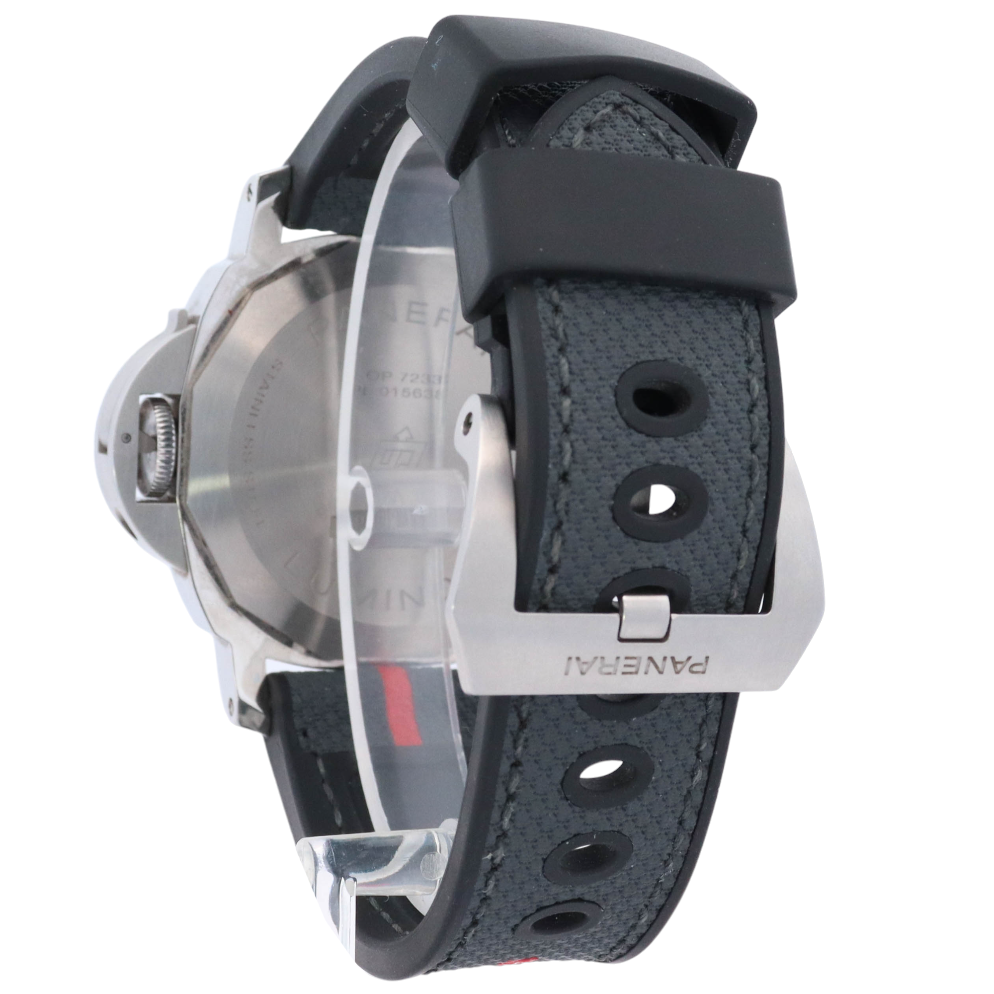 Panerai Luminor Luna Rossa 44mm Stainless Steel White Arabic & Stick Dial Watch Reference# PAM01342 - Happy Jewelers Fine Jewelry Lifetime Warranty