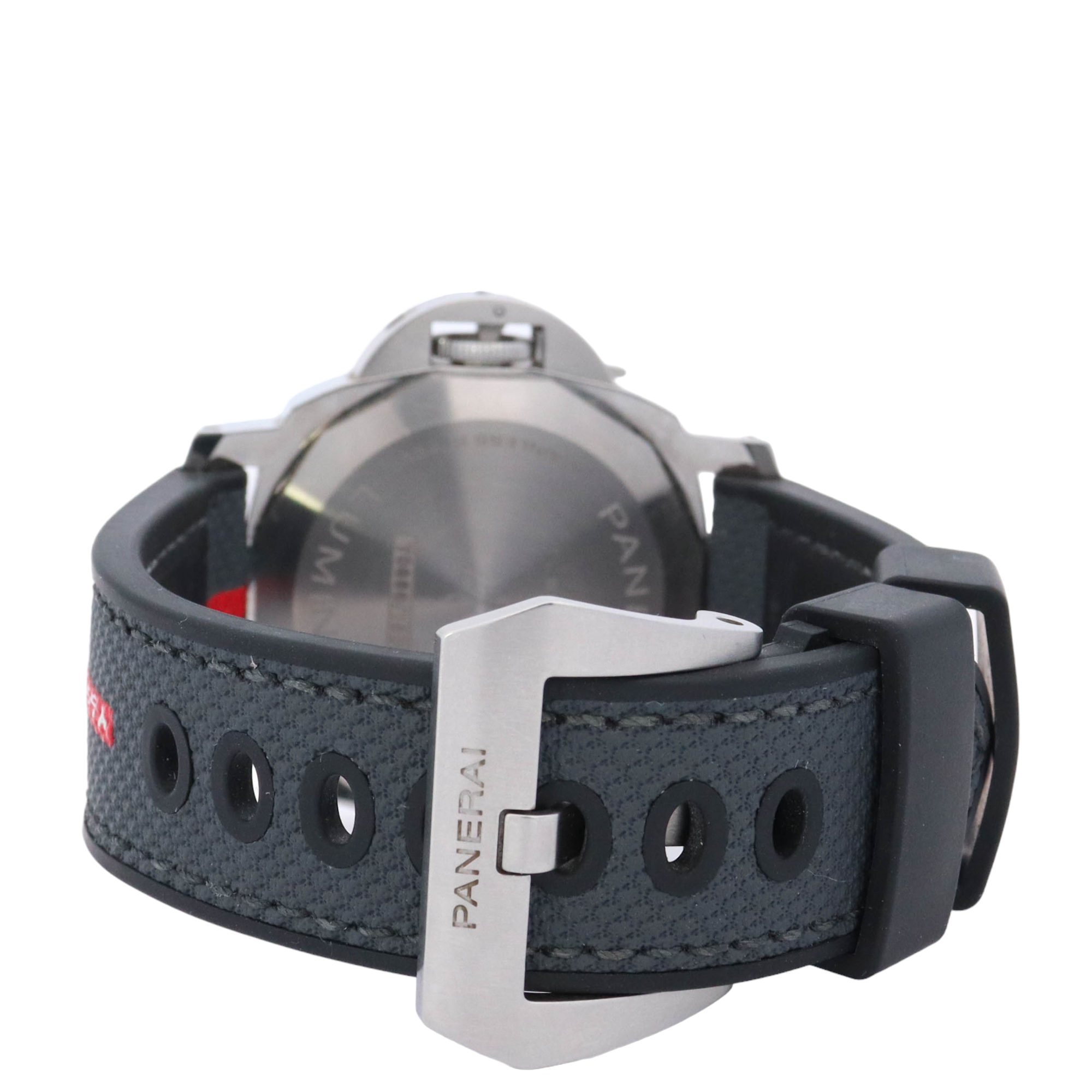 Panerai Luminor Luna Rossa 44mm Stainless Steel White Arabic & Stick Dial Watch Reference# PAM01342 - Happy Jewelers Fine Jewelry Lifetime Warranty