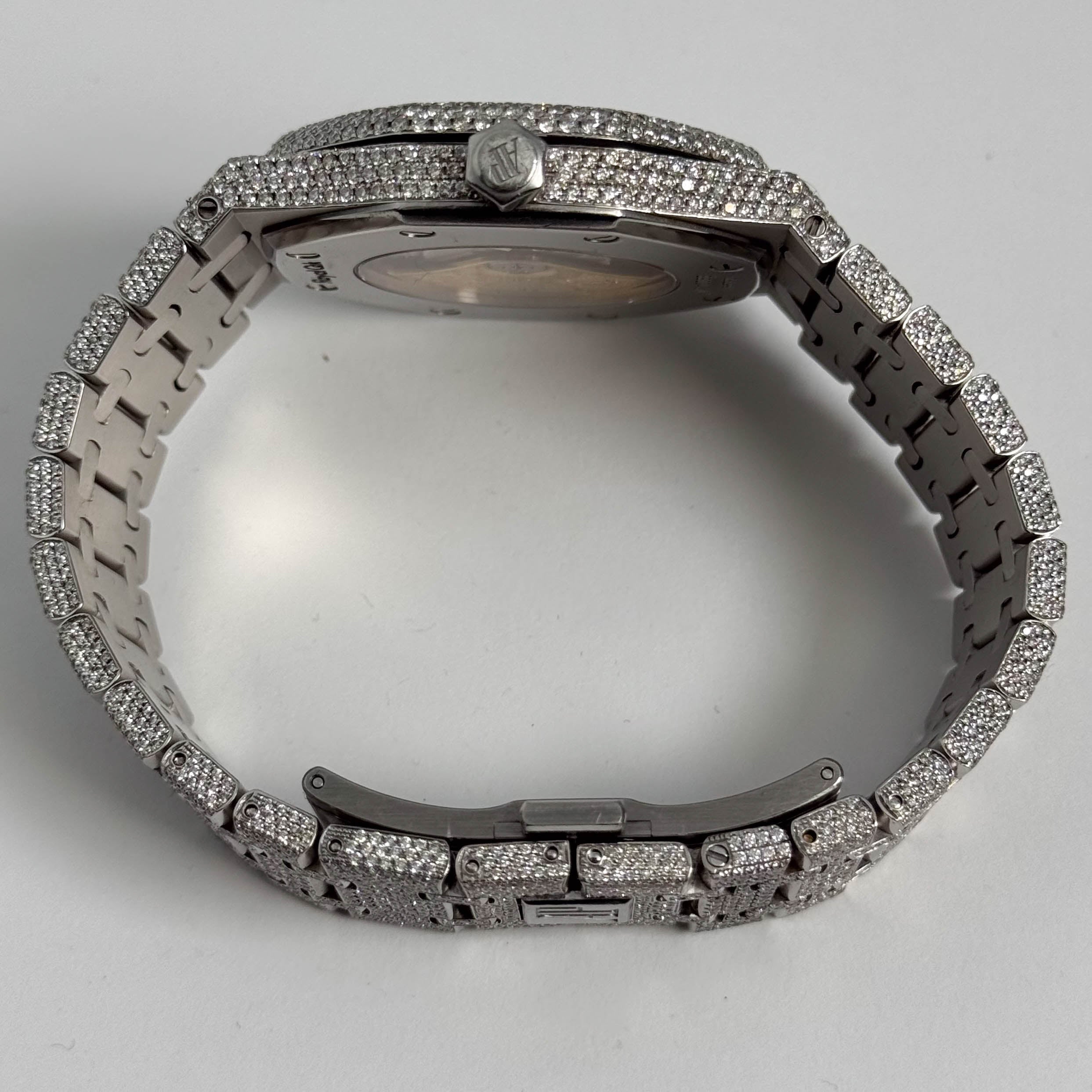 Audemars Piguet Royal Oak 41mm Iced Out Watch Ref# Royal Oak - Happy Jewelers Fine Jewelry Lifetime Warranty