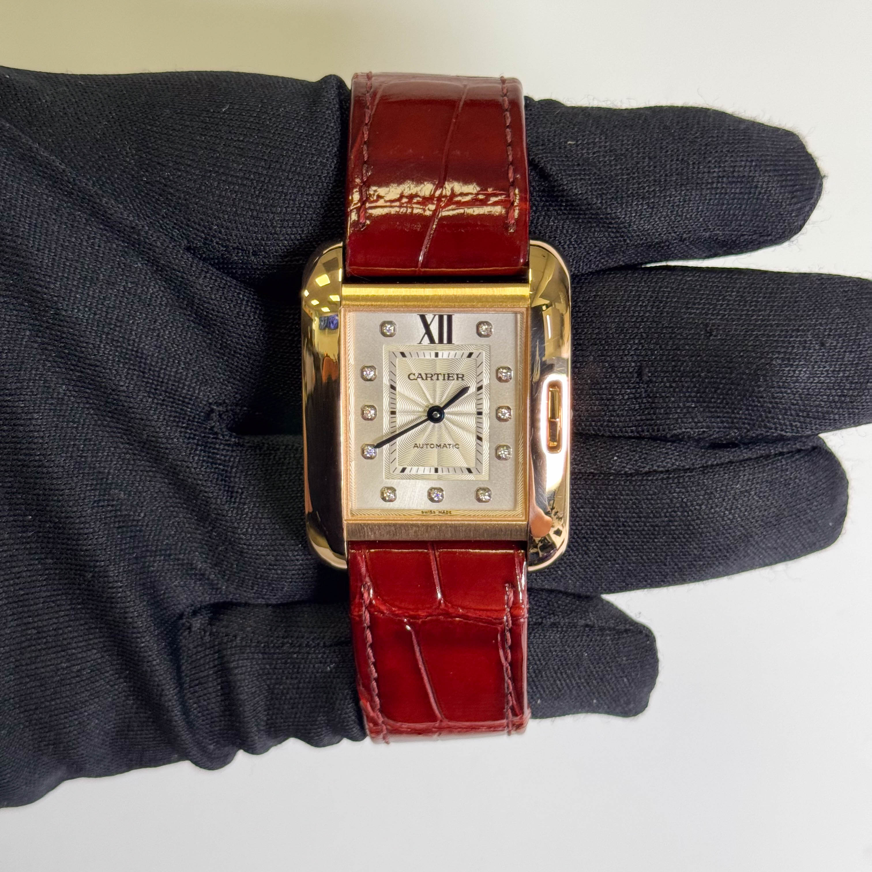 Cartier Tank 40mm Silver Dial Watch Ref# WJTA0006 - Happy Jewelers Fine Jewelry Lifetime Warranty
