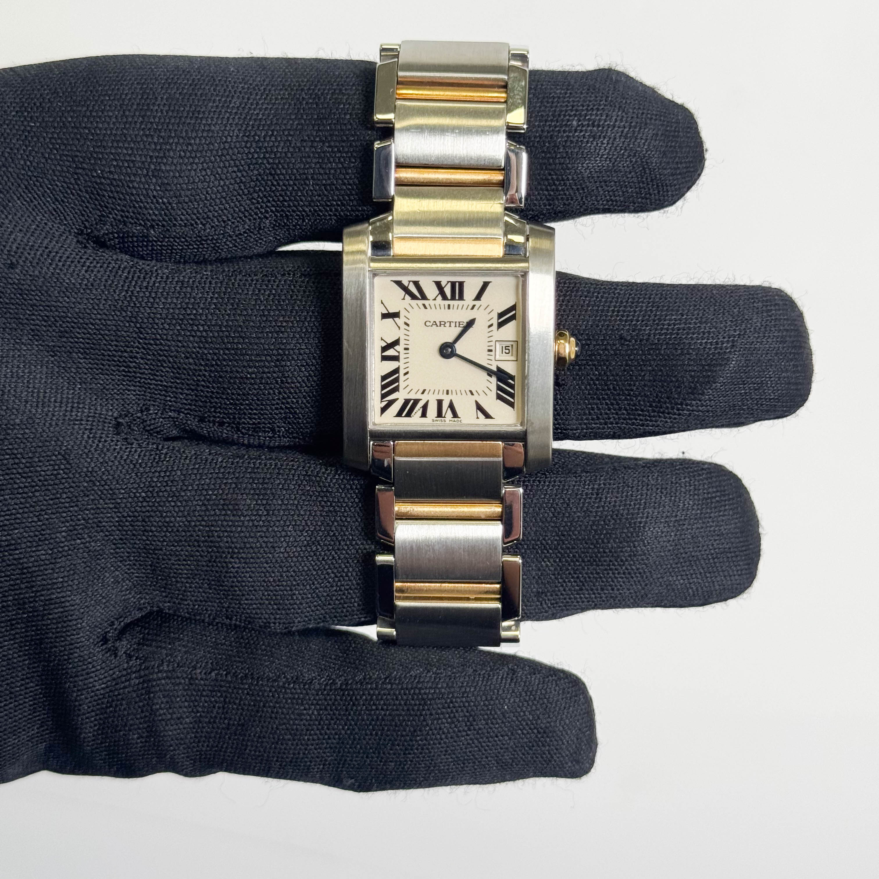 Cartier Tank 25mm White Dial Watch Ref# W51012Q4 - Happy Jewelers Fine Jewelry Lifetime Warranty