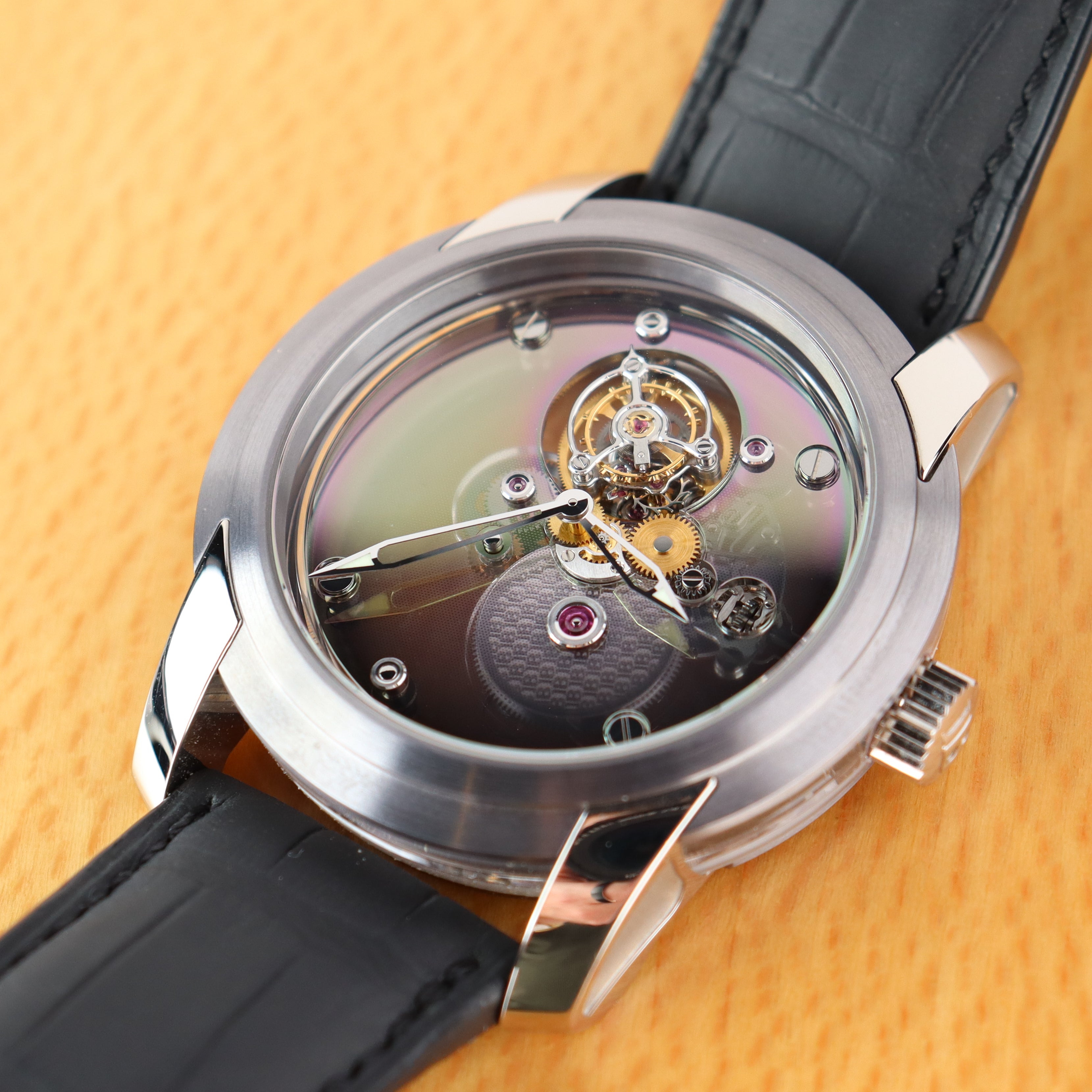 Blancpain L-Evolution 43.5mm Skeleton Dial Watch Ref# 0222-1500-53B - Happy Jewelers Fine Jewelry Lifetime Warranty