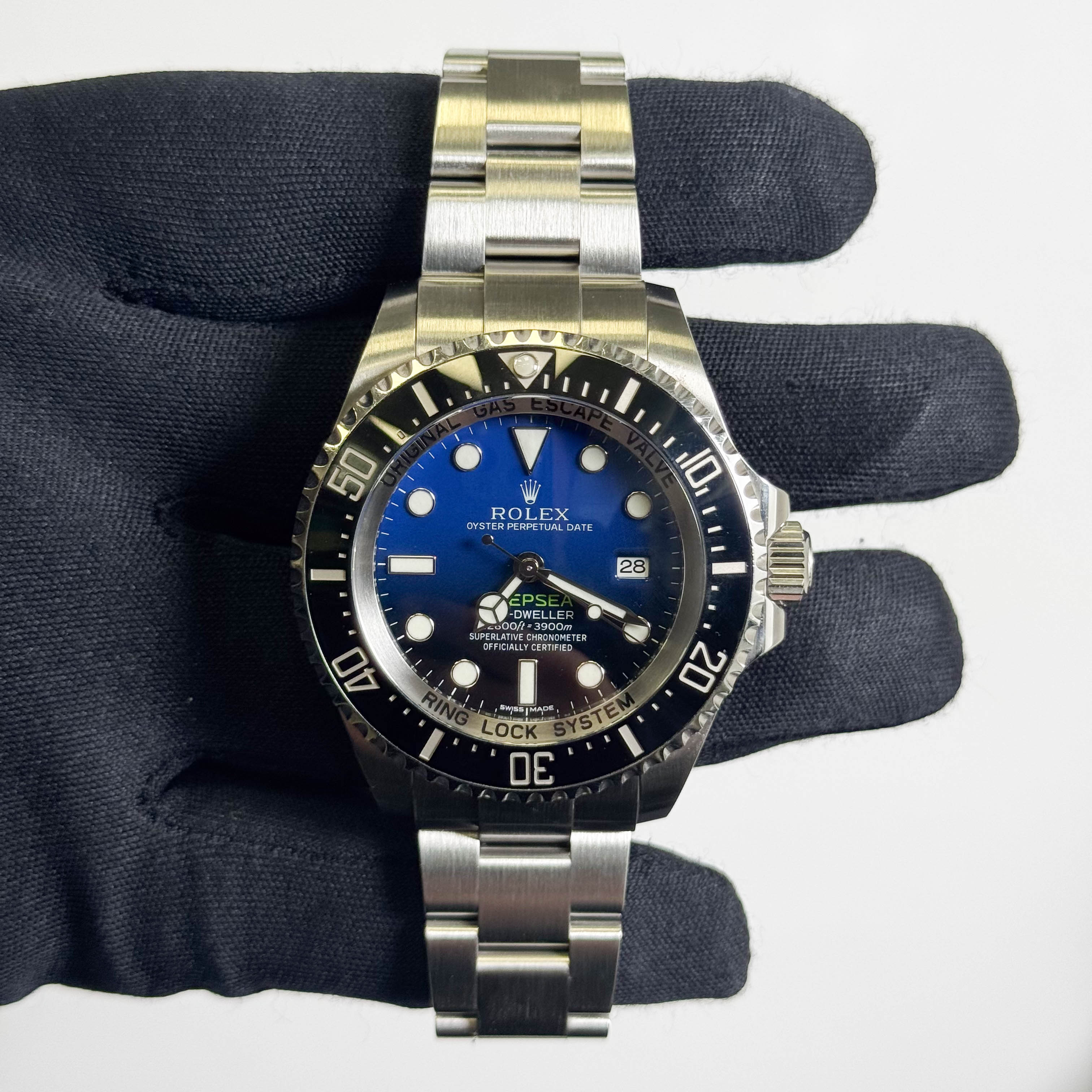 Rolex Sea-Dweller Deepsea 44mm Black/Blue Dial Watch Ref# 116660 - Happy Jewelers Fine Jewelry Lifetime Warranty