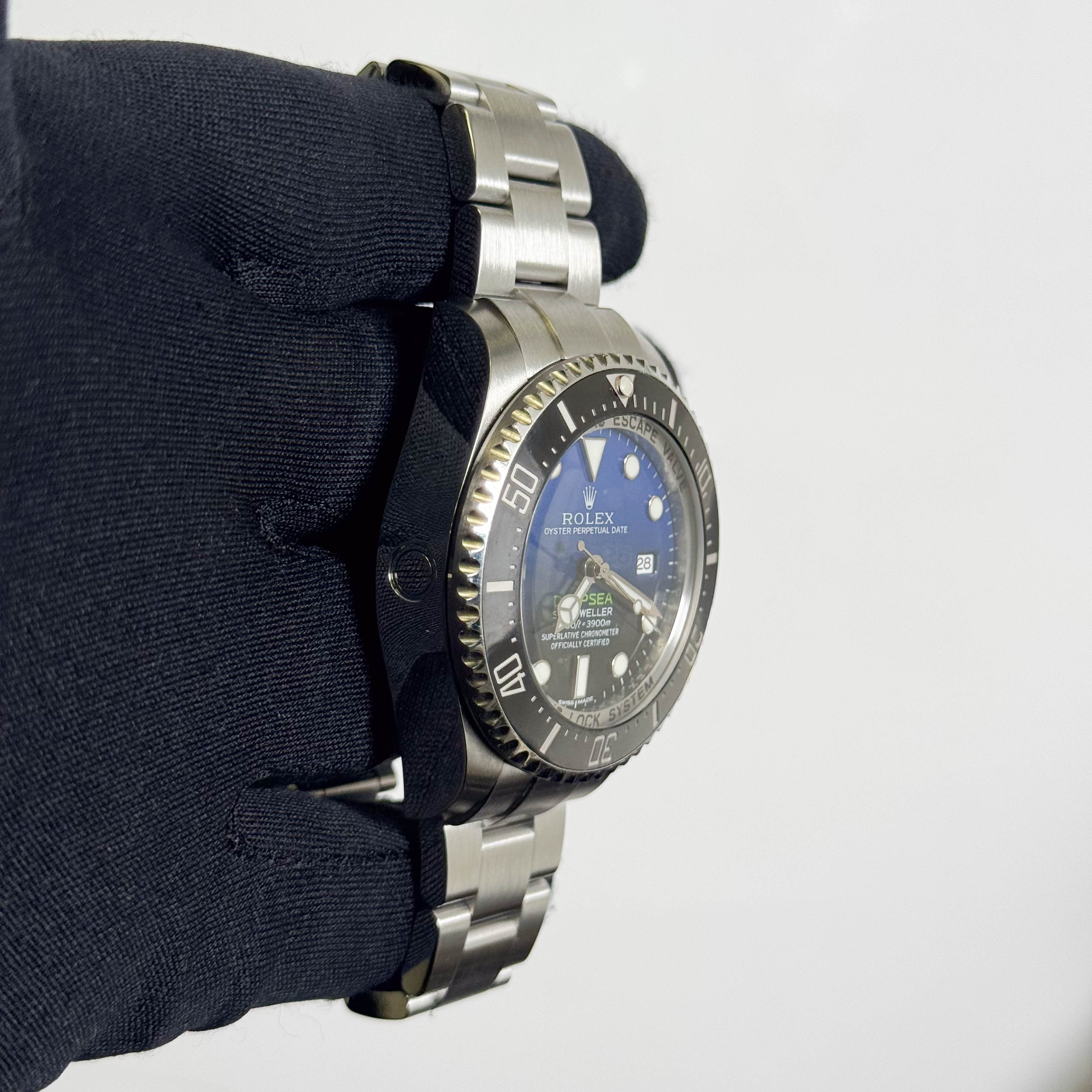 Rolex Sea-Dweller Deepsea 44mm Black/Blue Dial Watch Ref# 116660 - Happy Jewelers Fine Jewelry Lifetime Warranty