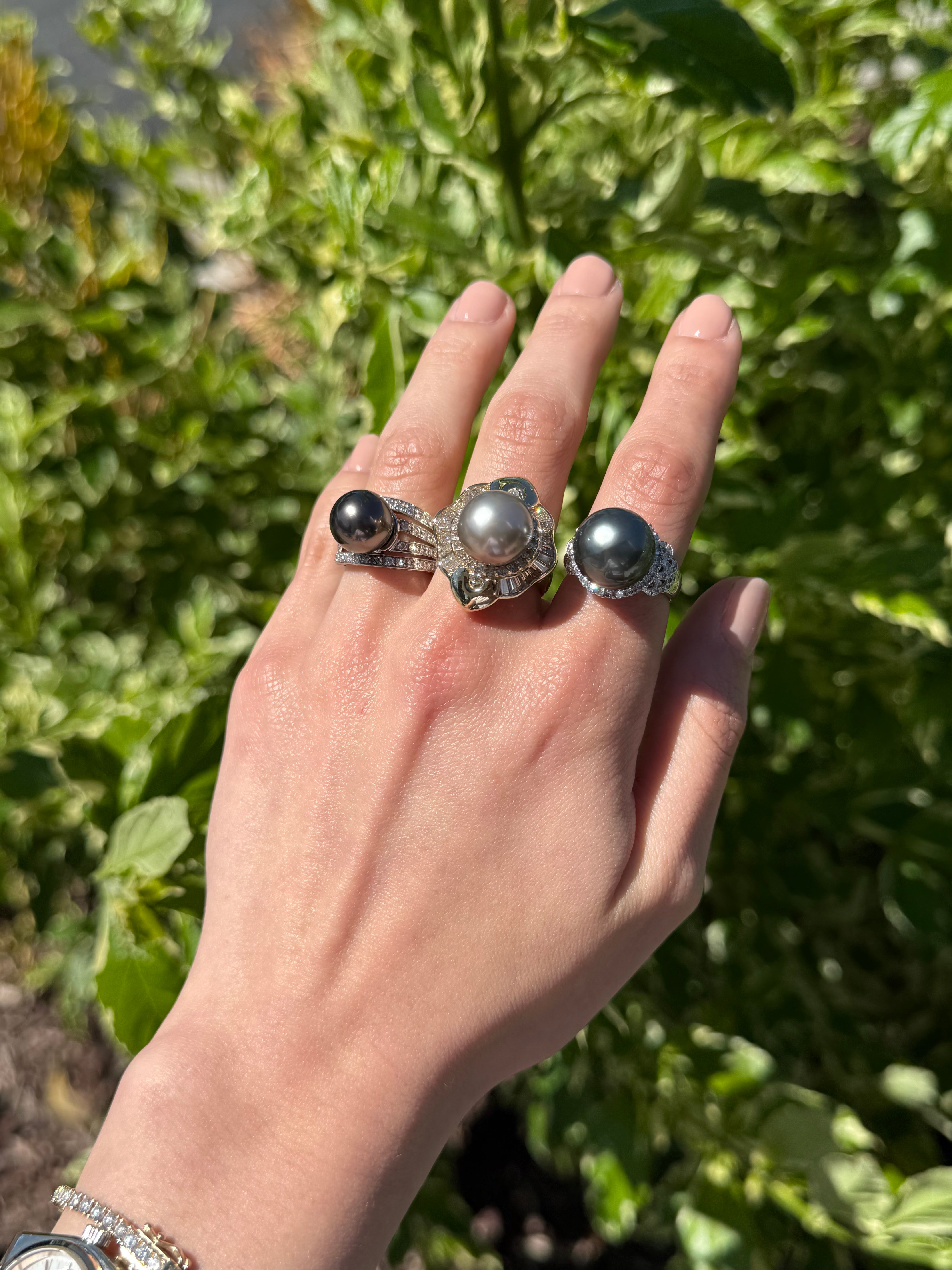 Sale of the Day - Final Sale (Pearl & Diamond Rings)