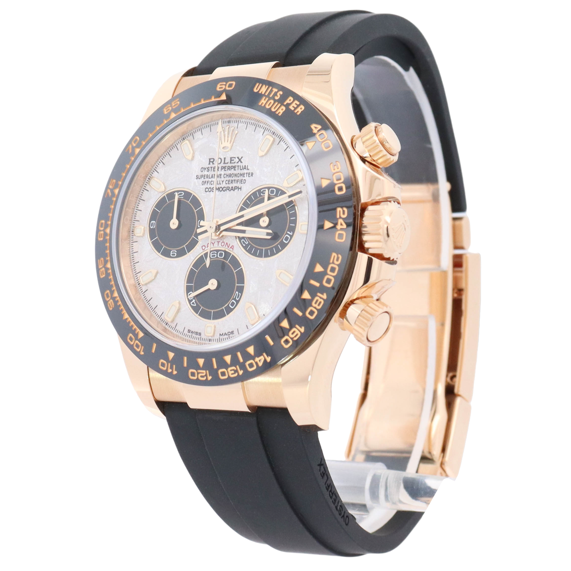 Rolex Daytona 40mm Yellow Gold Meteroite Chronograph Dial Watch Reference# 116518LN - Happy Jewelers Fine Jewelry Lifetime Warranty