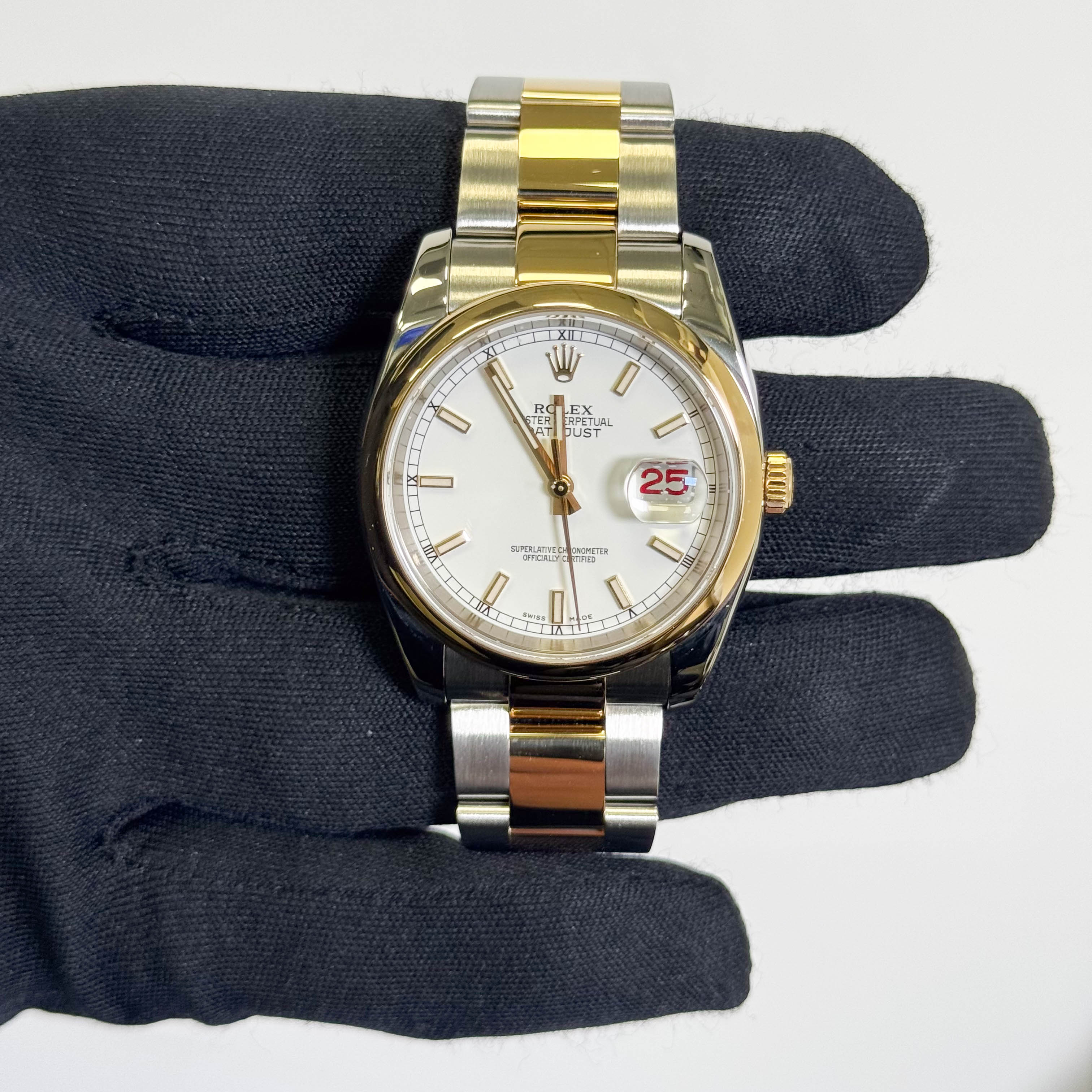 Rolex Datejust 36mm Champagne Dial Watch Ref# 116203 - Happy Jewelers Fine Jewelry Lifetime Warranty