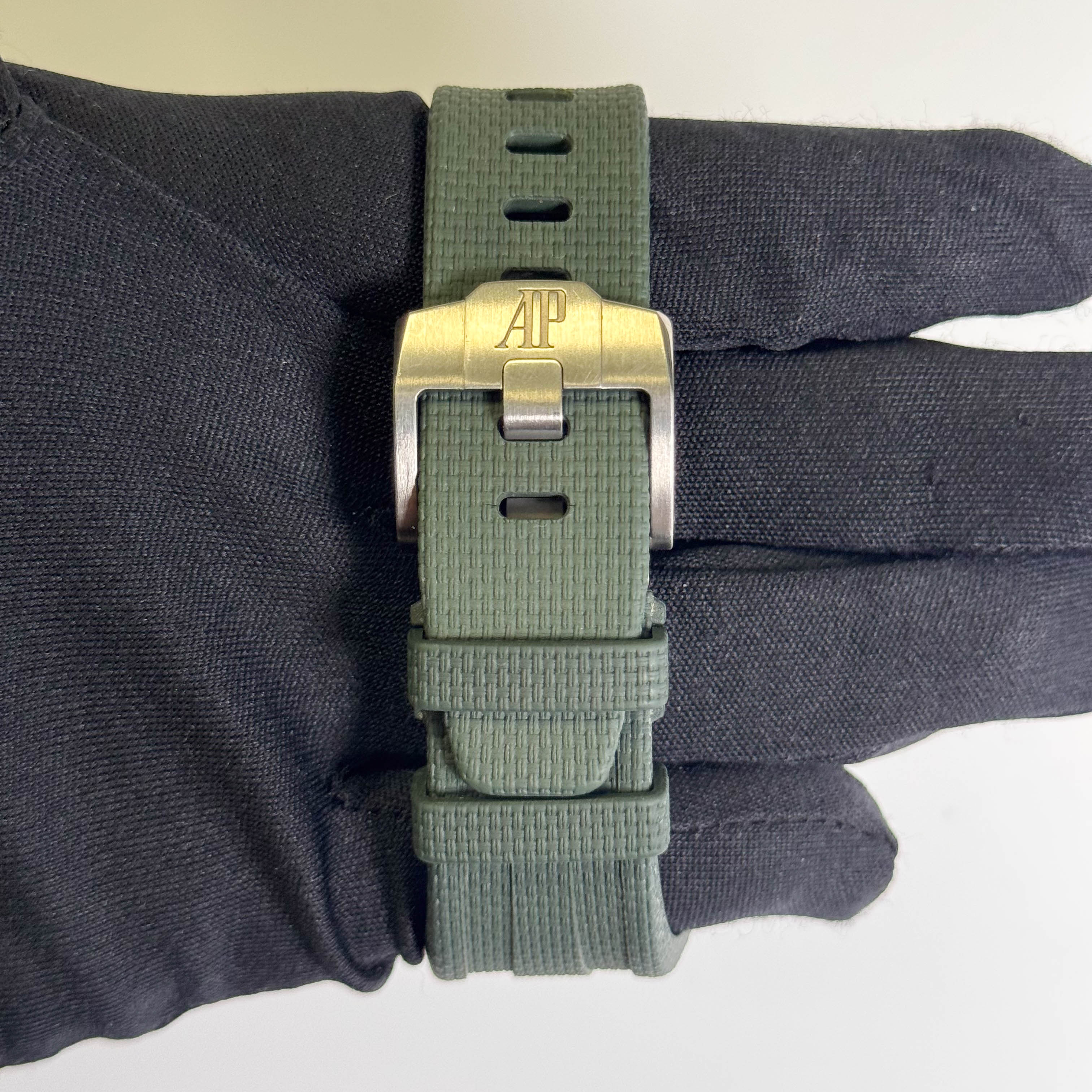 Audemars Piguet Royal Oak 42mm Green Dial Watch Ref# 26238TI.OO.A056CA.01