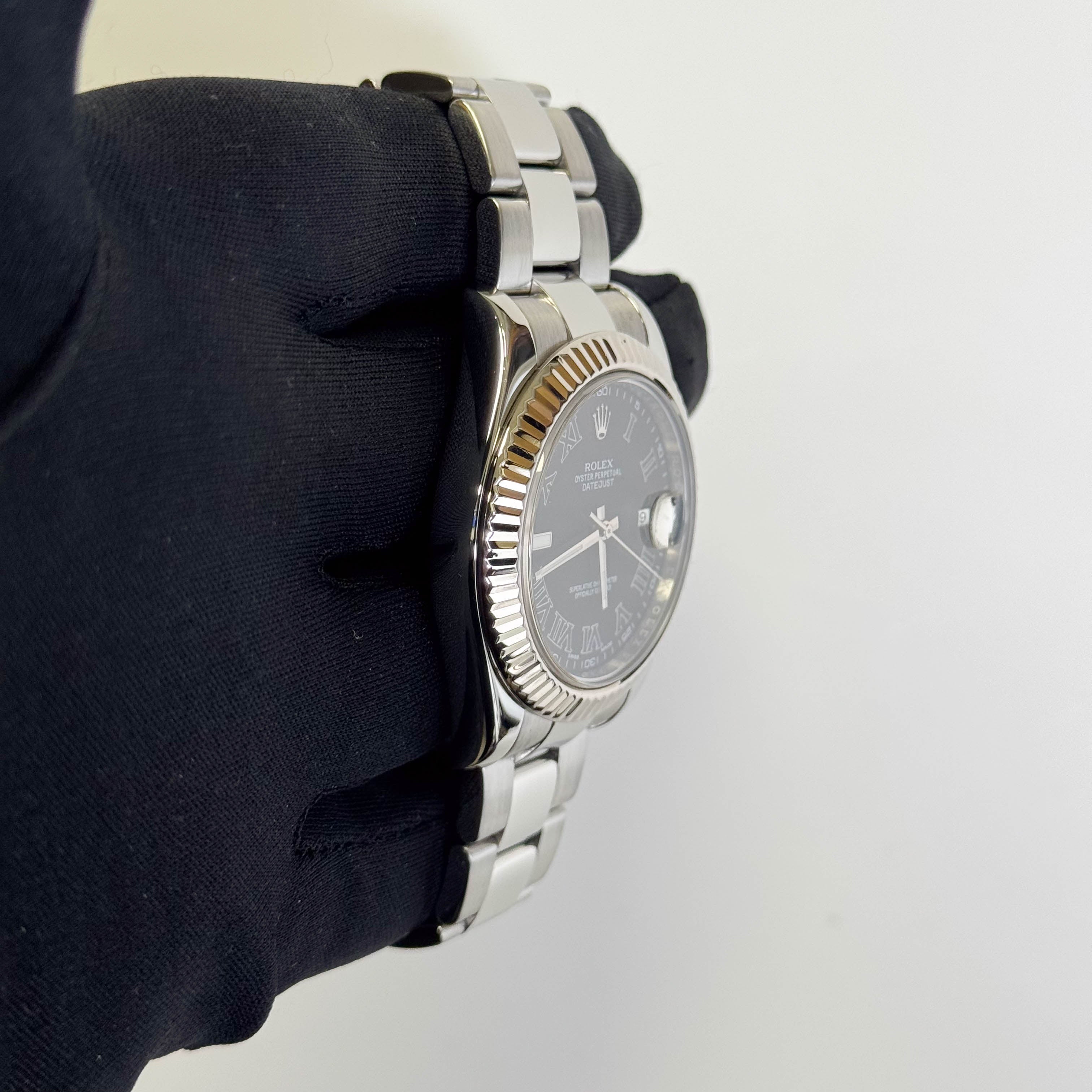 Rolex Datejust 41mm Dark Grey Dial Watch Ref# 116334