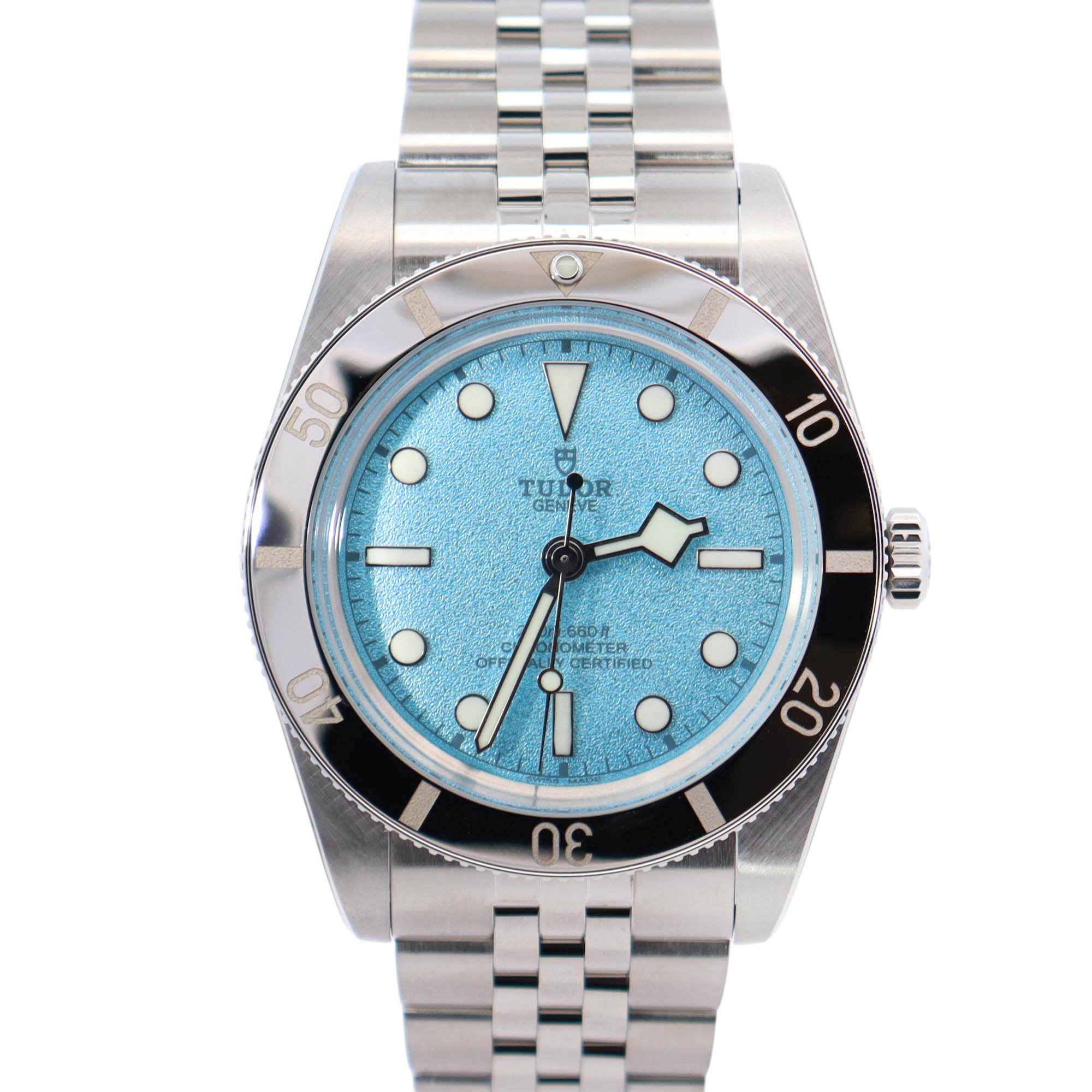 Tudor Black Bay 37mm Blue Dial Watch Ref# 79000 - Happy Jewelers Fine Jewelry Lifetime Warranty