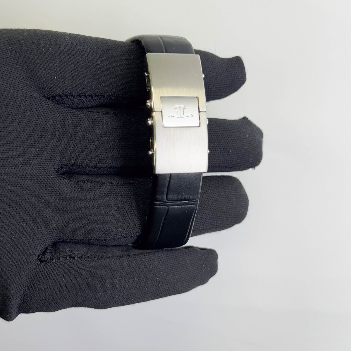 Jaeger-LeCoultre Reverso Gran'Sport Duo 28 mm x 43 mm Black and Silver Dial Watch Ref# Q2948601