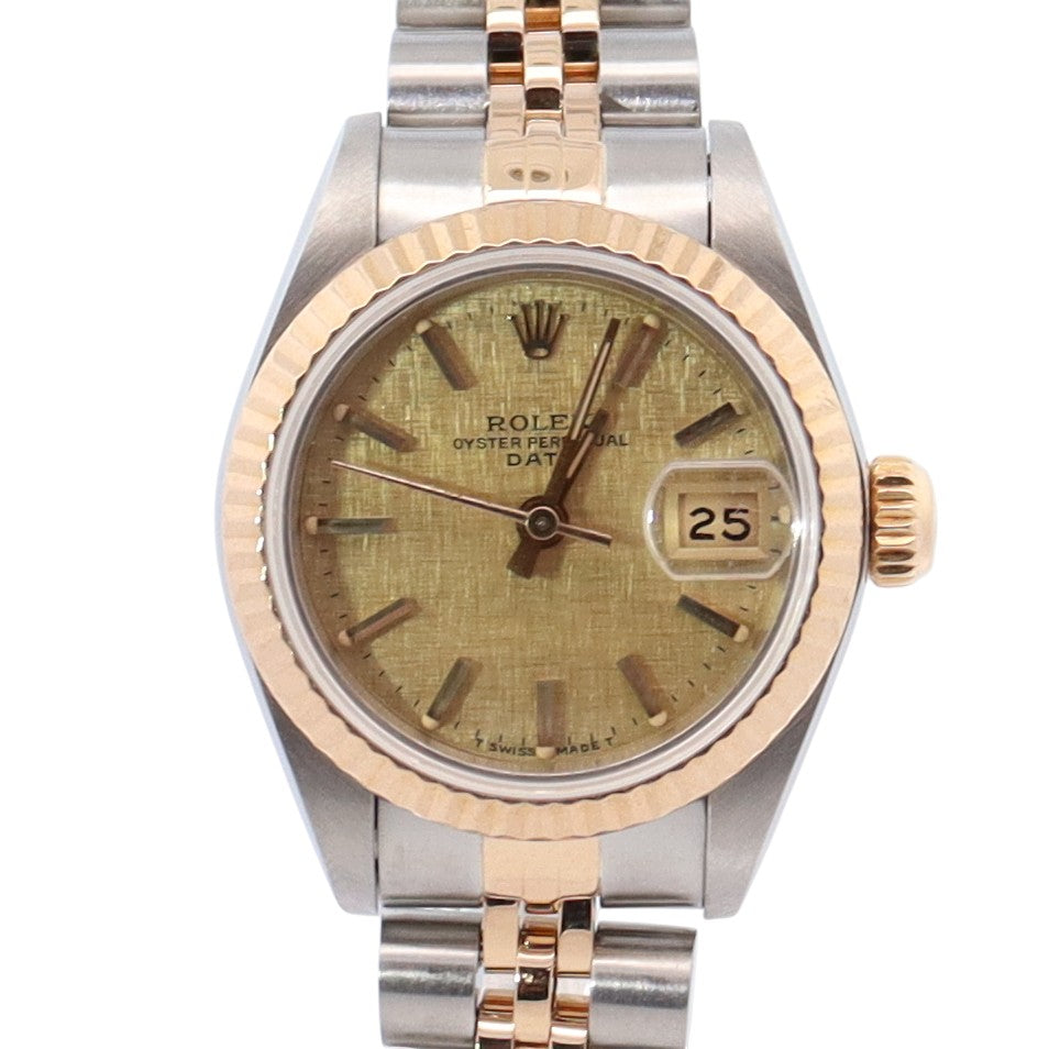 Rolex Datejust 26mm Champagne Dial Watch Ref# 69173 – Happy  display picture 3
