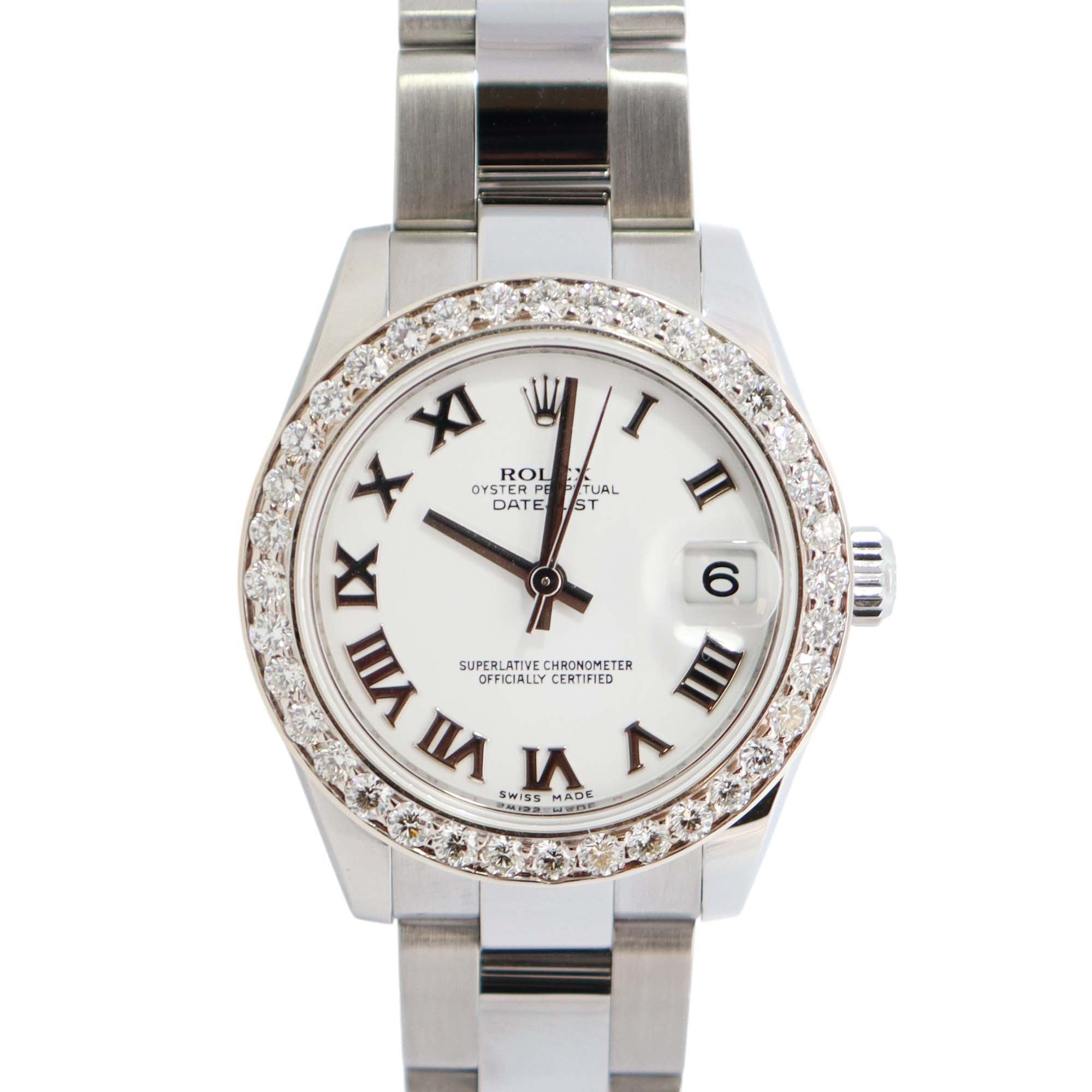 Rolex Datejust 31mm White Dial Watch Ref# 178274 - Happy Jewelers Fine Jewelry Lifetime Warranty