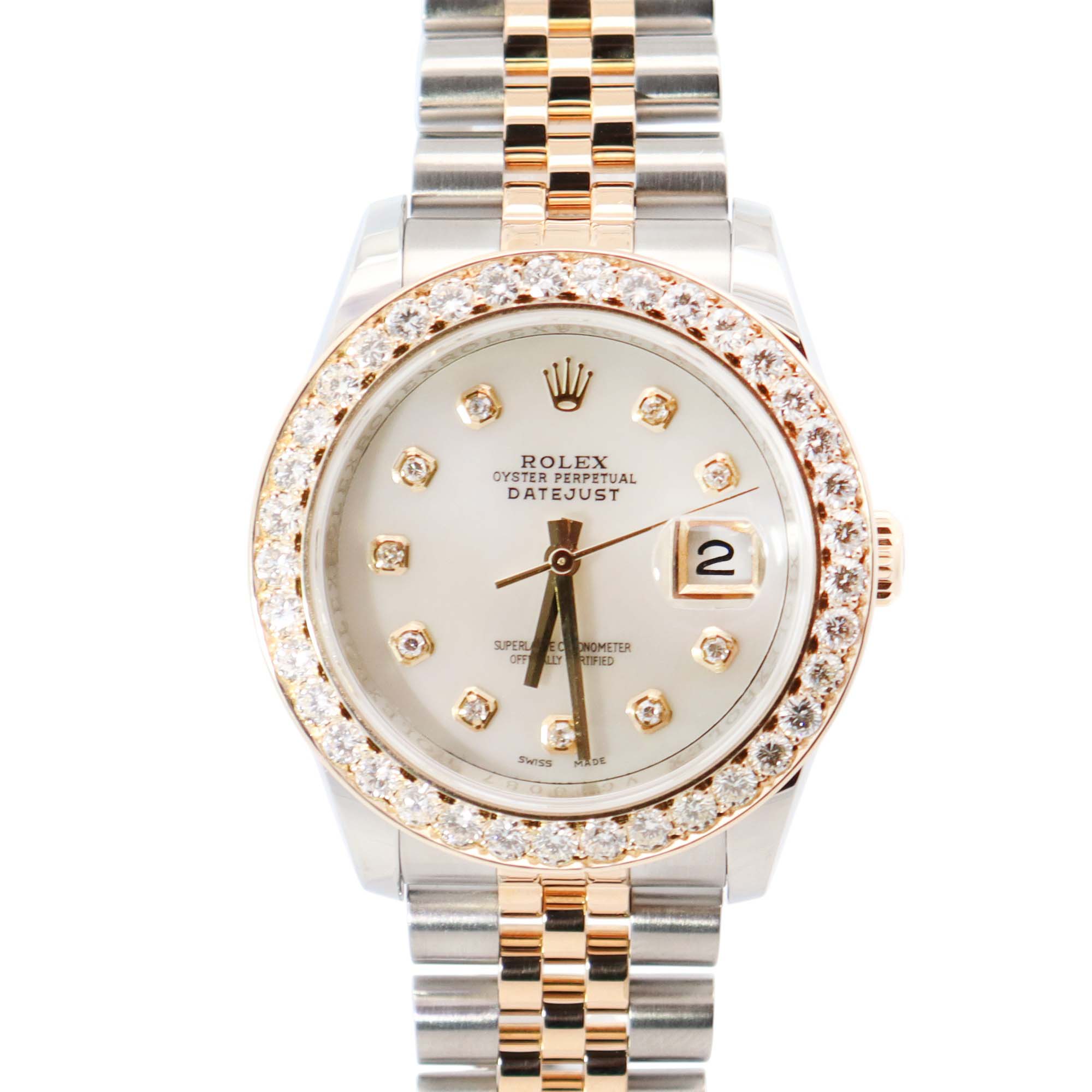 Rolex Datejust 36mm MOP Dial Watch Ref# 116233 - Happy Jewelers Fine Jewelry Lifetime Warranty