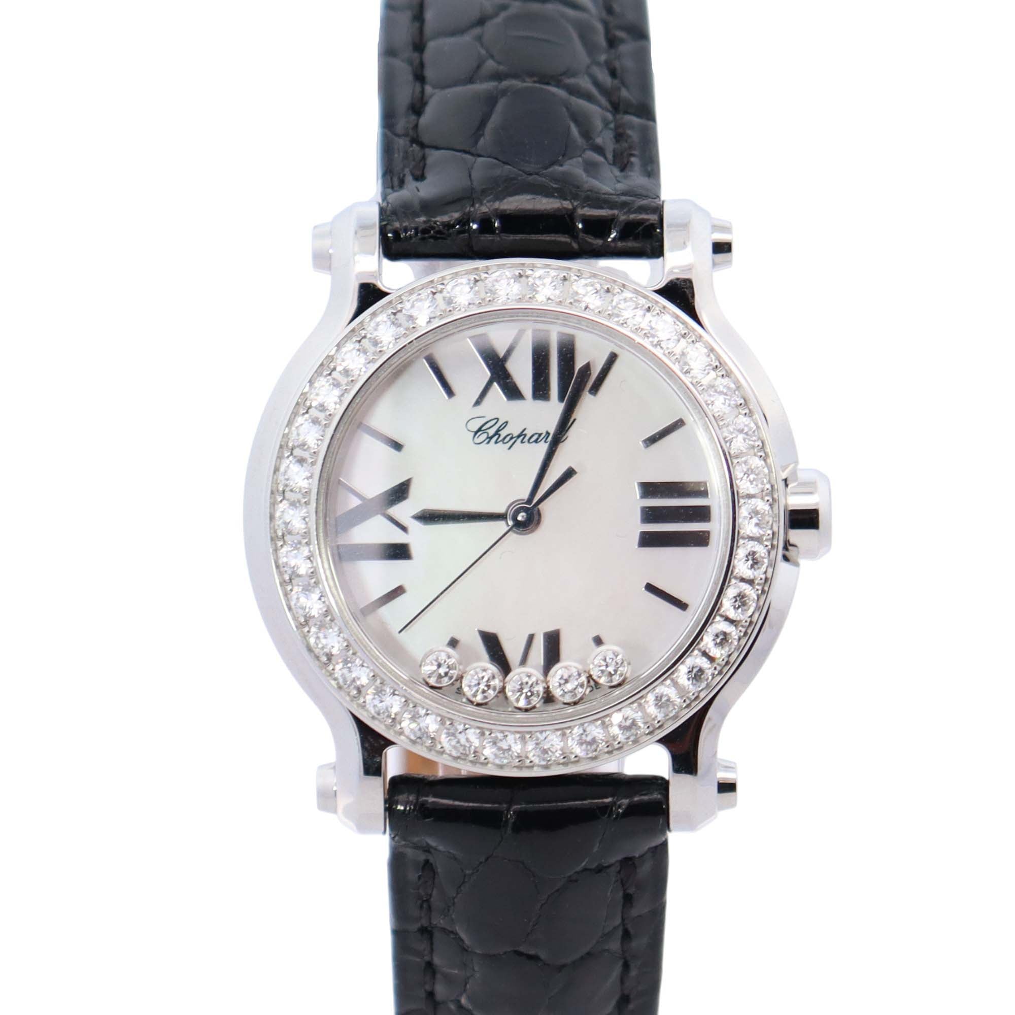 Rei Emori Chopard Happy Sport 30mm MOP Dial Watch Ref# 278509 – Happy