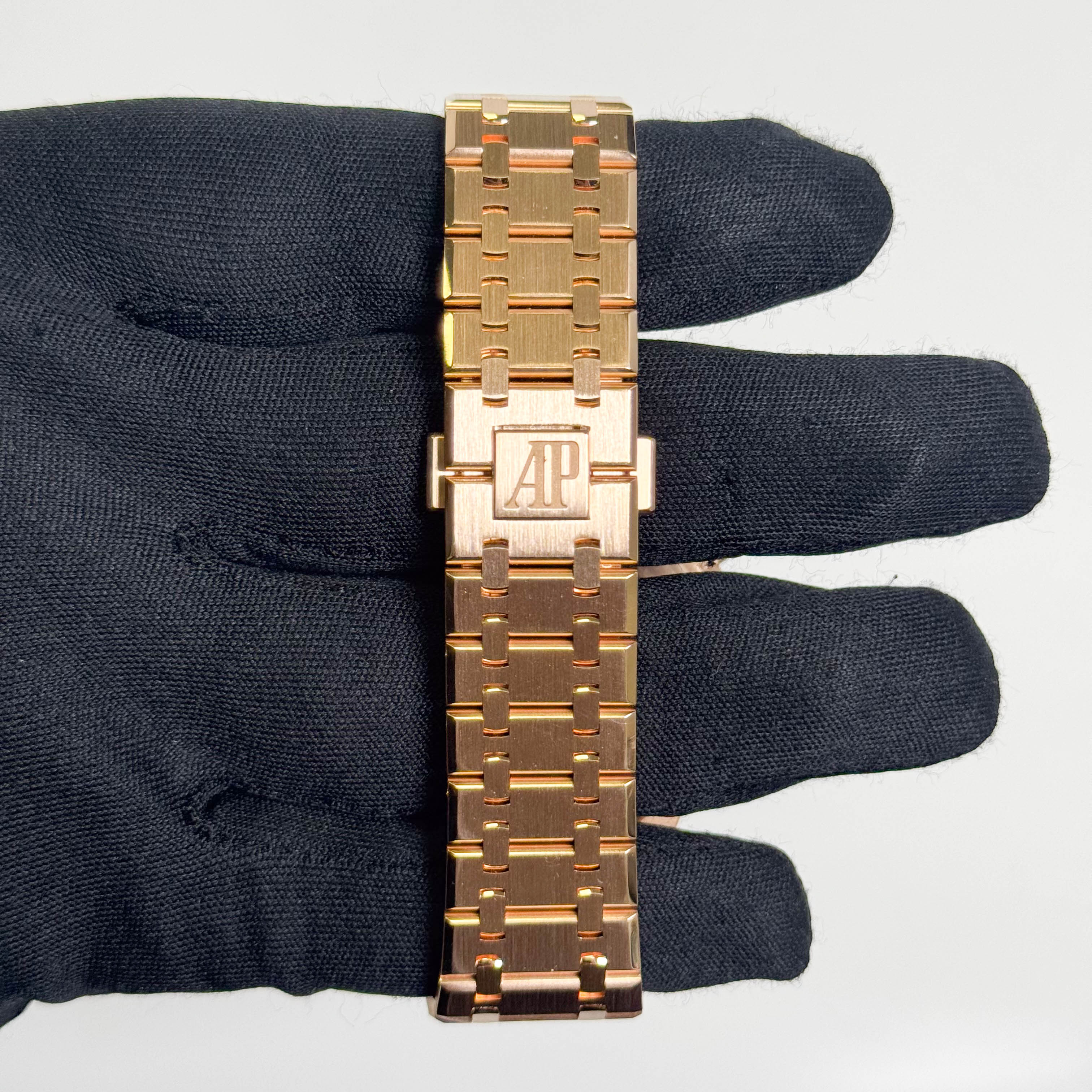 Audemars Piguet Royal Oak Rose Gold 41mm Chocolate Chronograph Dial Watch Ref# 26239OR.OO.1220OR.02 - Happy Jewelers Fine Jewelry Lifetime Warranty